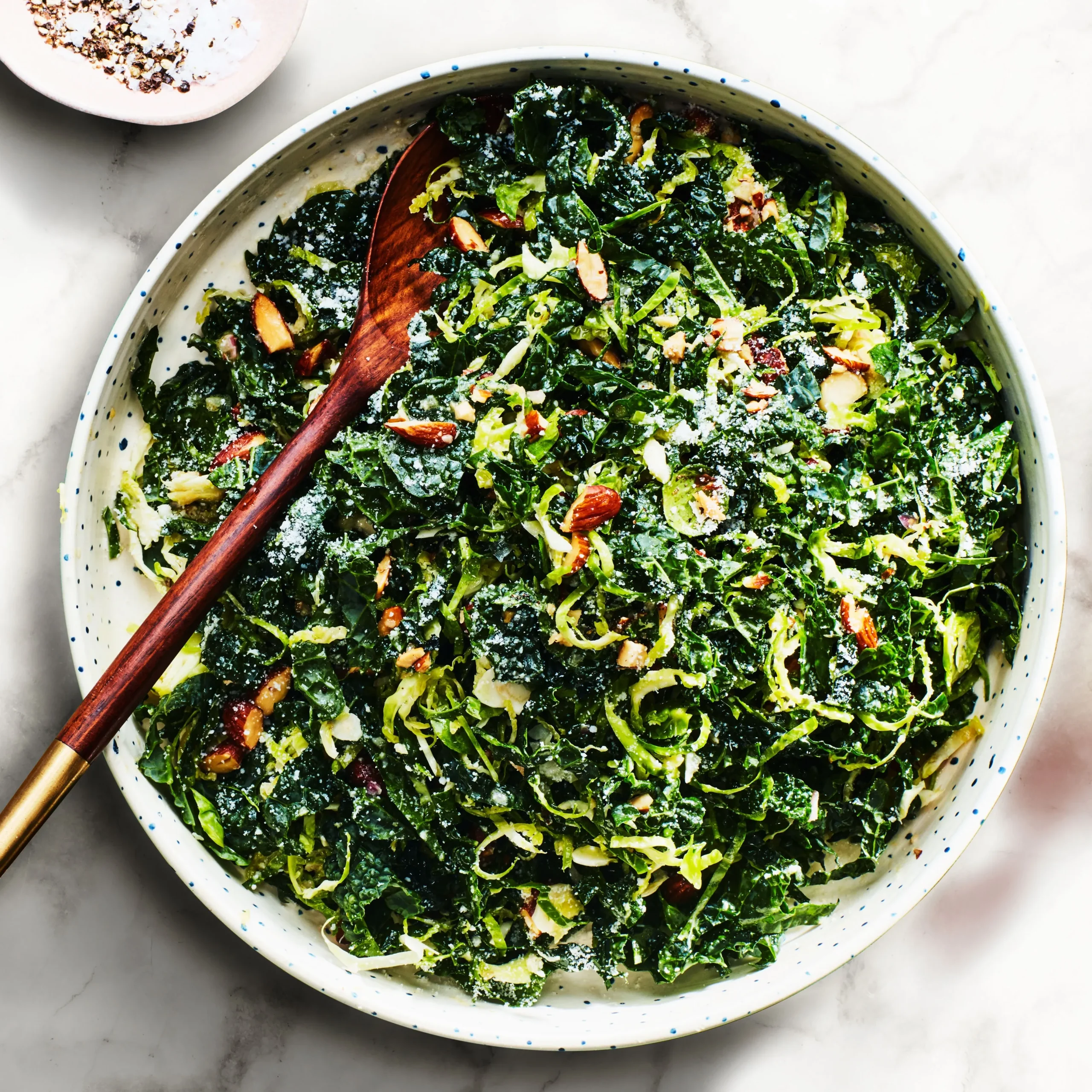 Kale and Brussels Sprout Salad