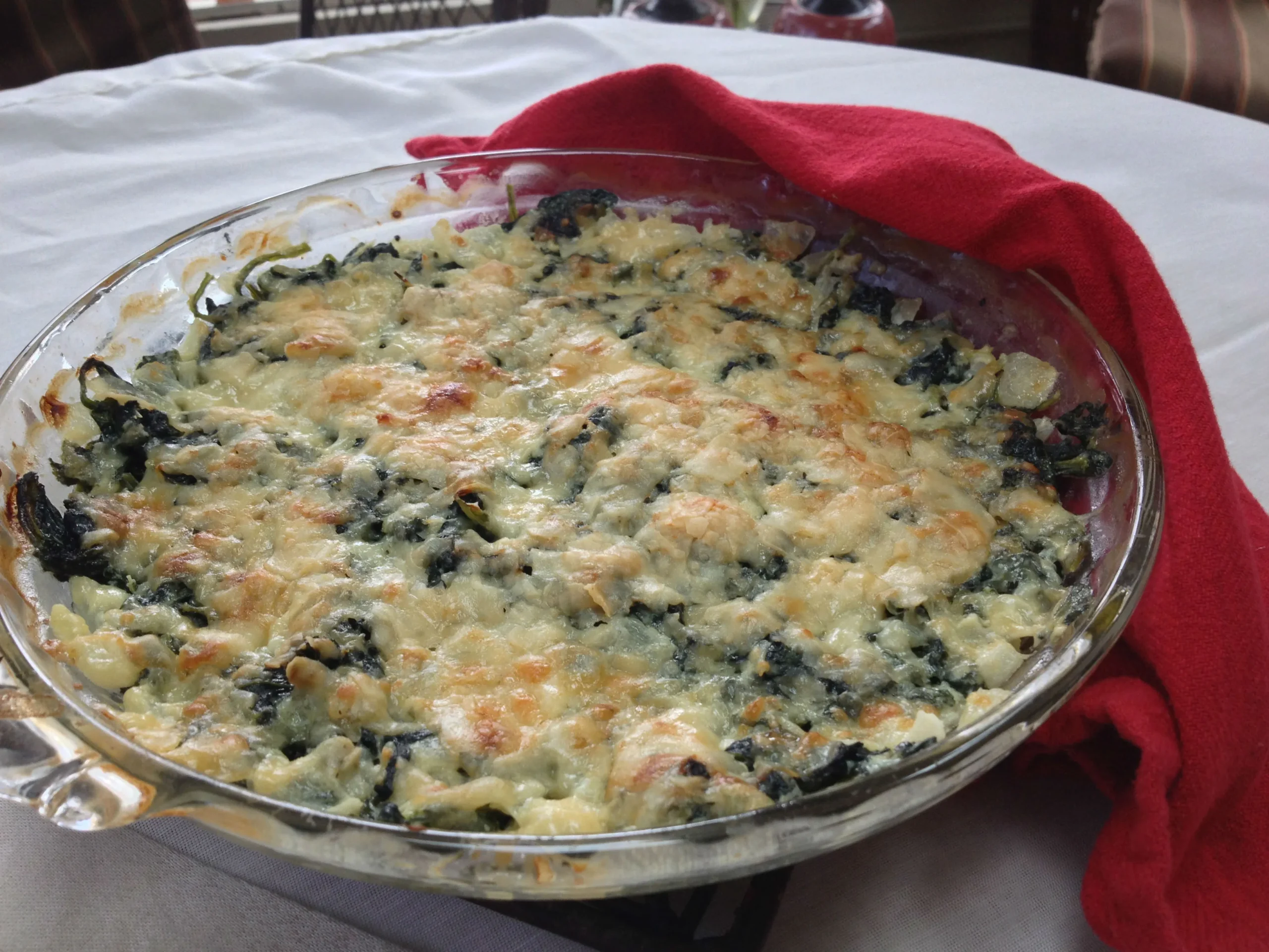 Kale and Spinach Bake
