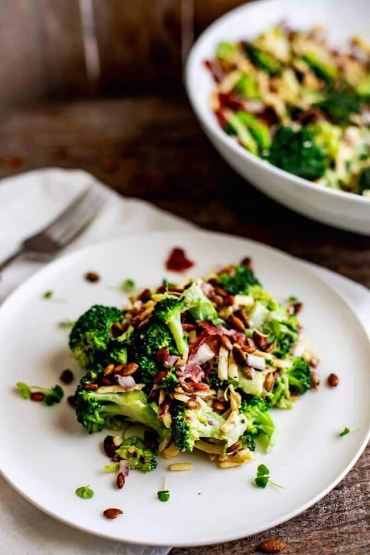 Keto Broccoli Salad Low Carb Gluten Free