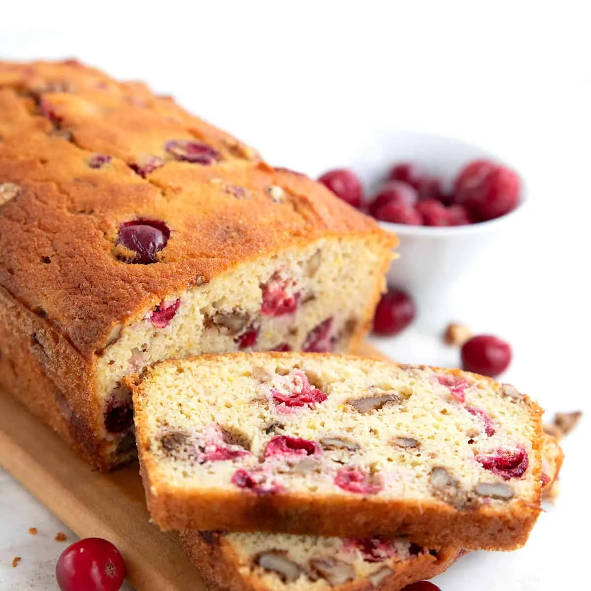 Keto Cranberry Orange Bread