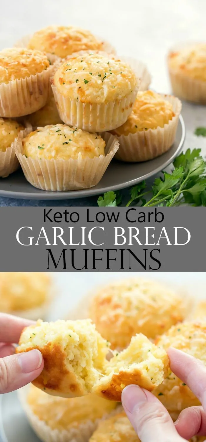Keto Garlic Bread Muffins