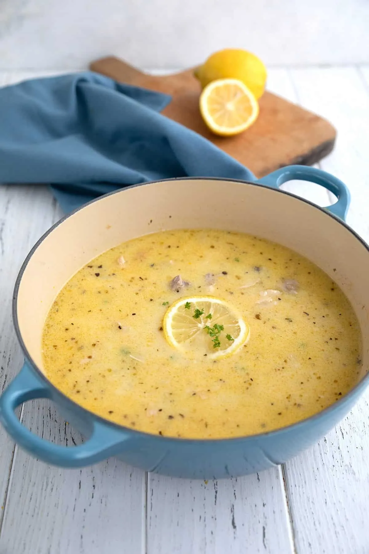 Keto Lemon Chicken Soup