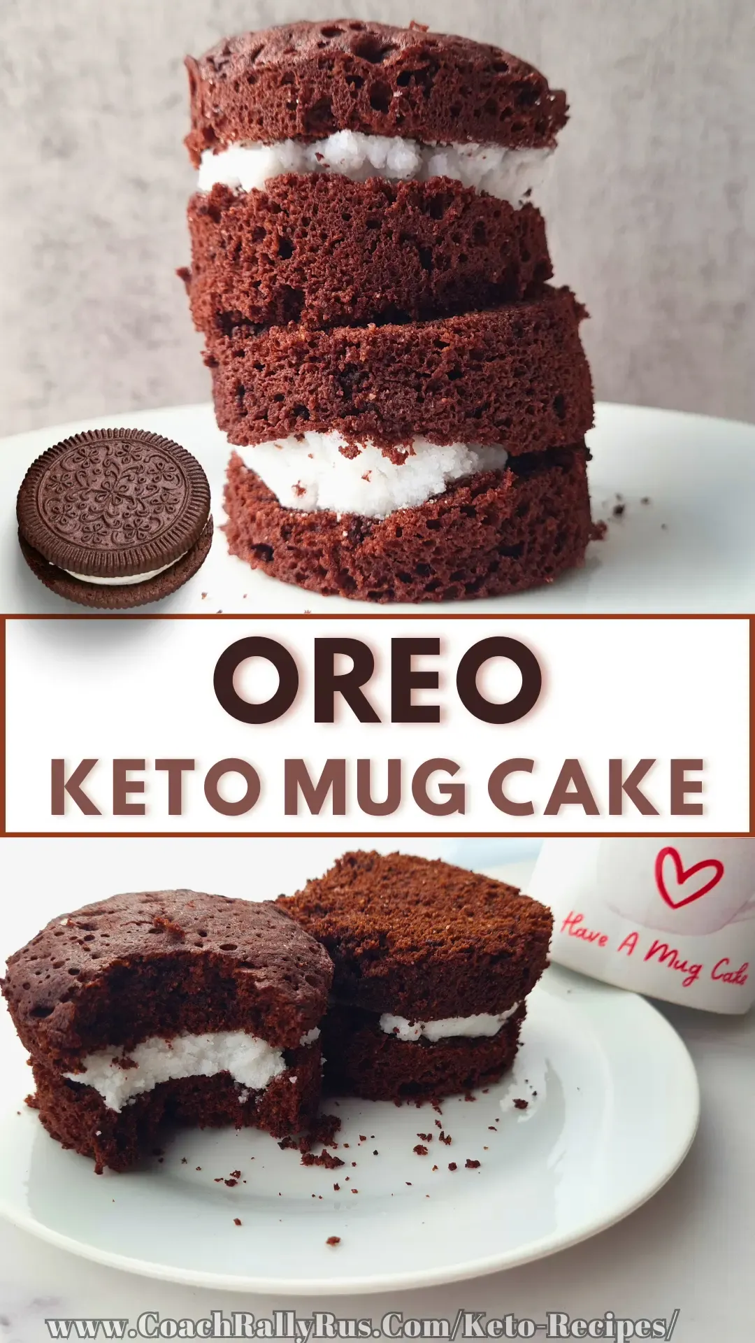 Keto Oreo Mug Cake