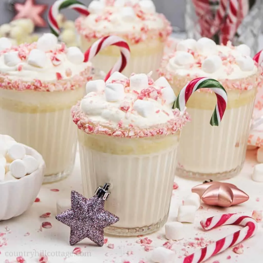 Keto Peppermint White Hot Chocolate