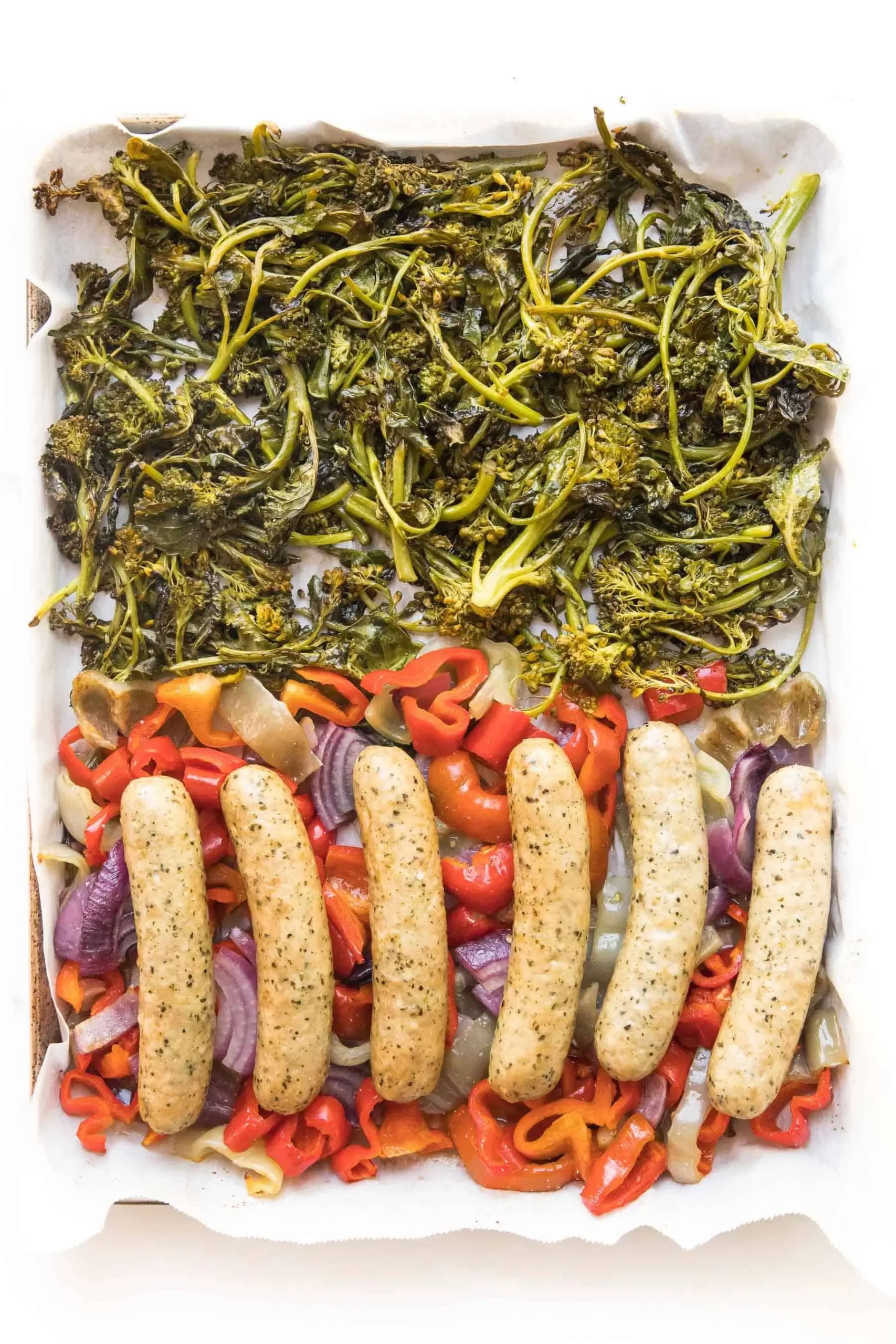 Keto Sheet Pan Sausage Veggies Quick Low Carb