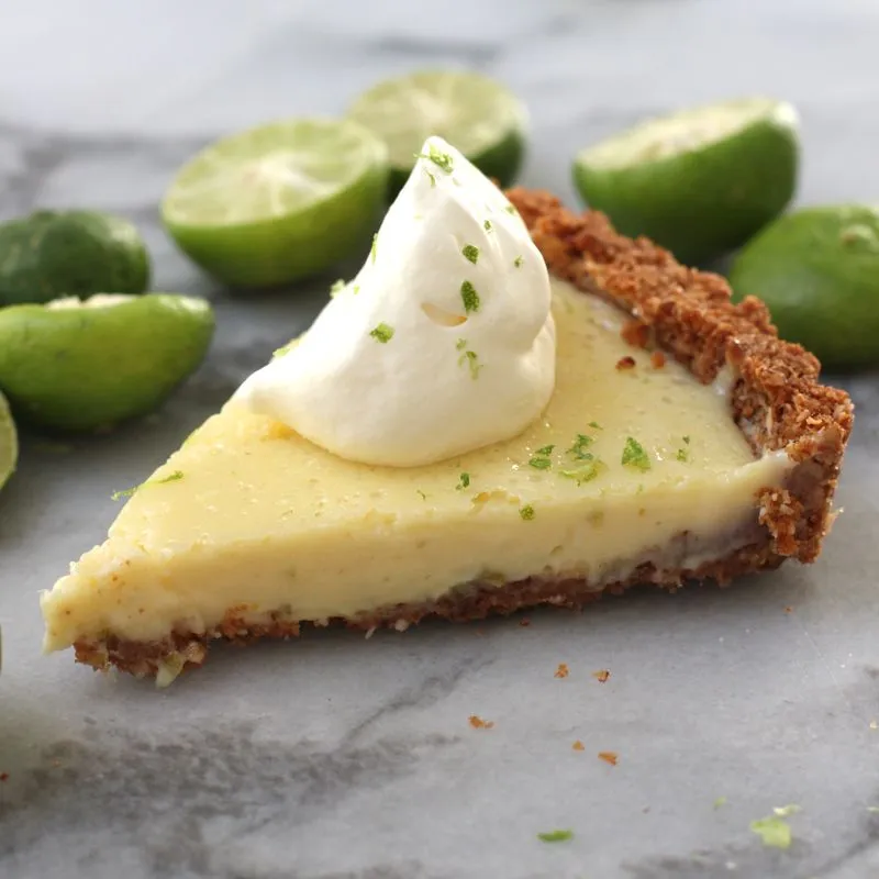 Key Lime Tarts Coconut Pecan Crust