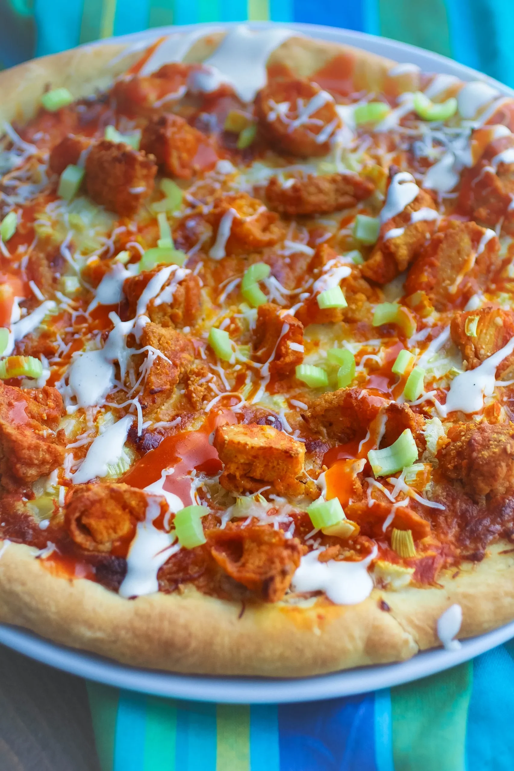 Kickin Buffalo Chicken Pizza