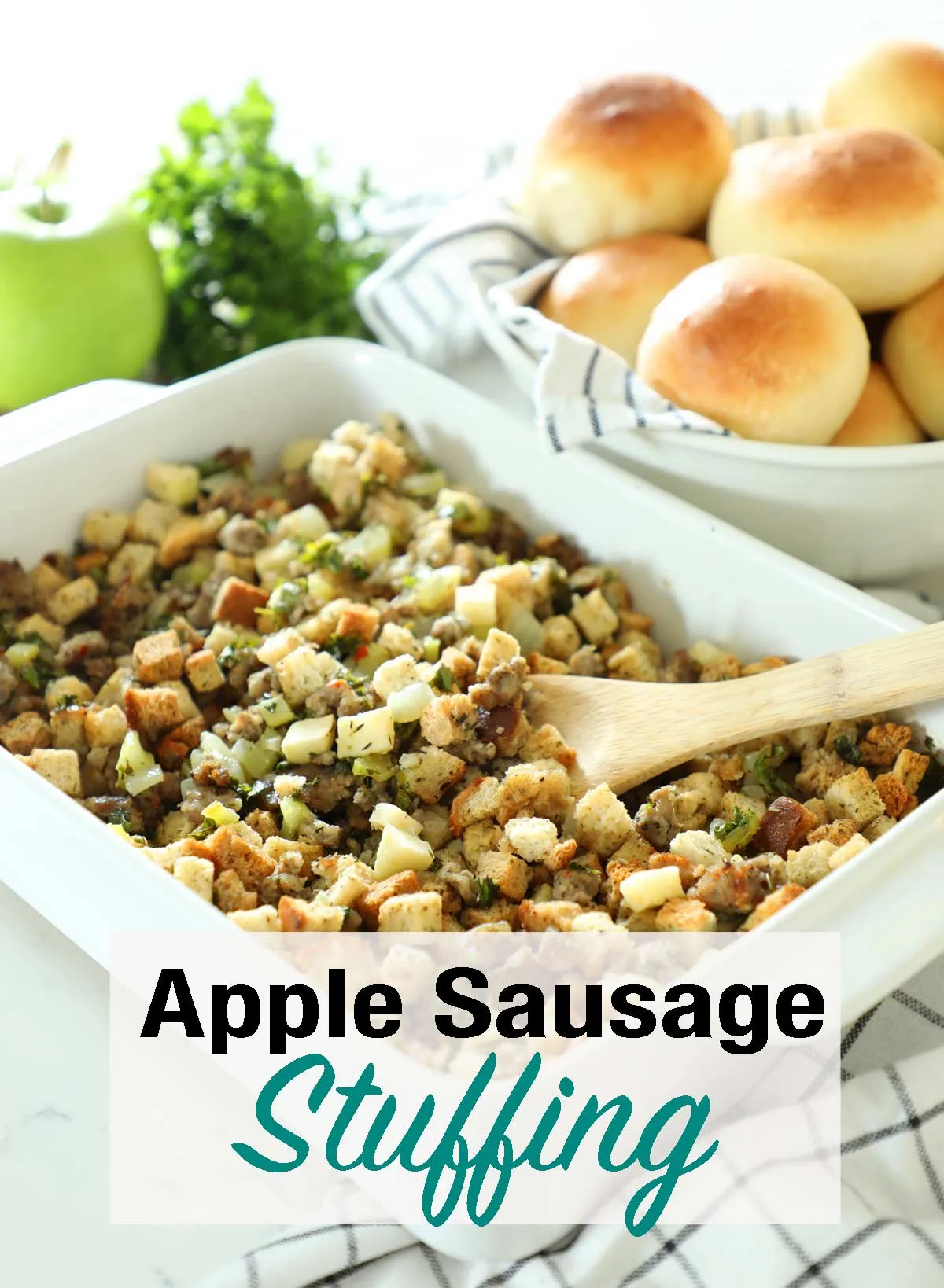 Kids Apple Sausage Stuffing