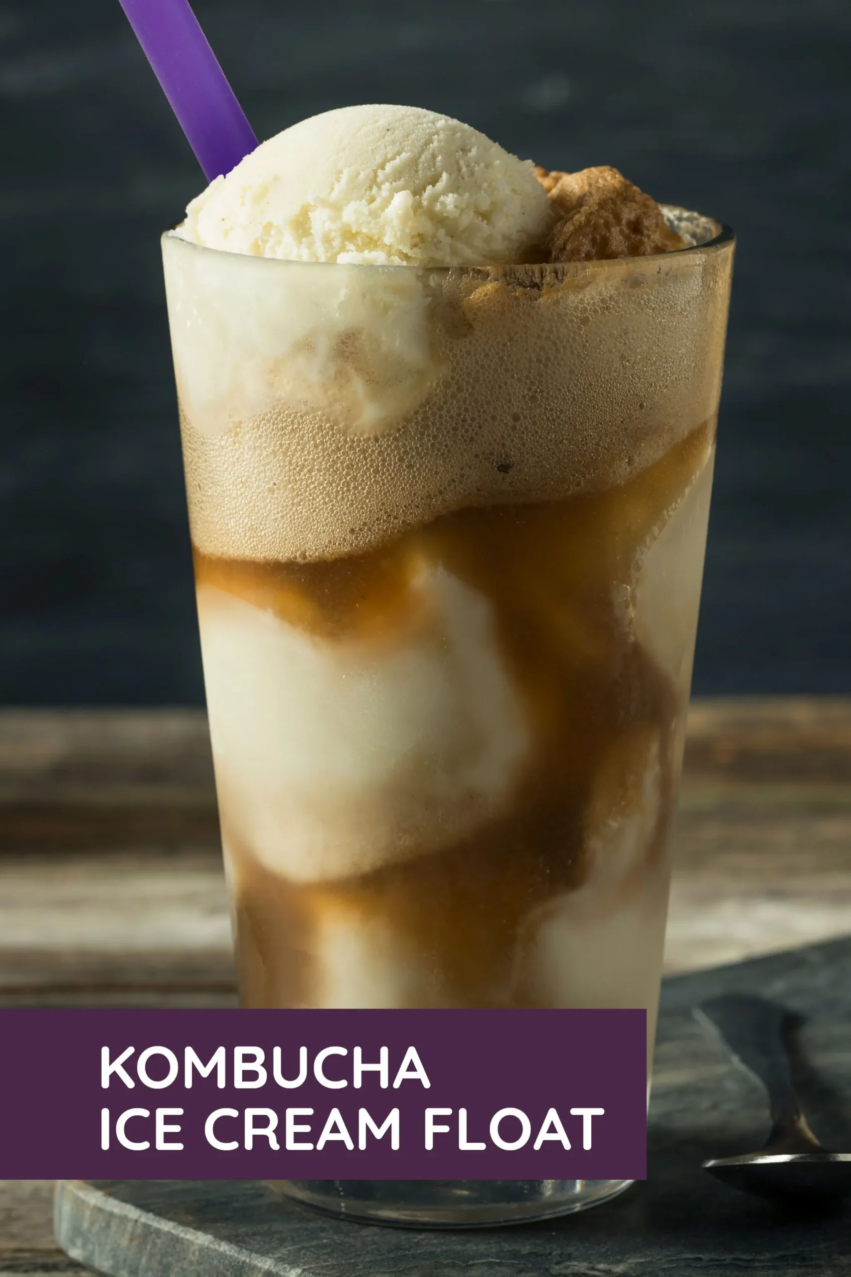 Kombucha Ice Cream Float