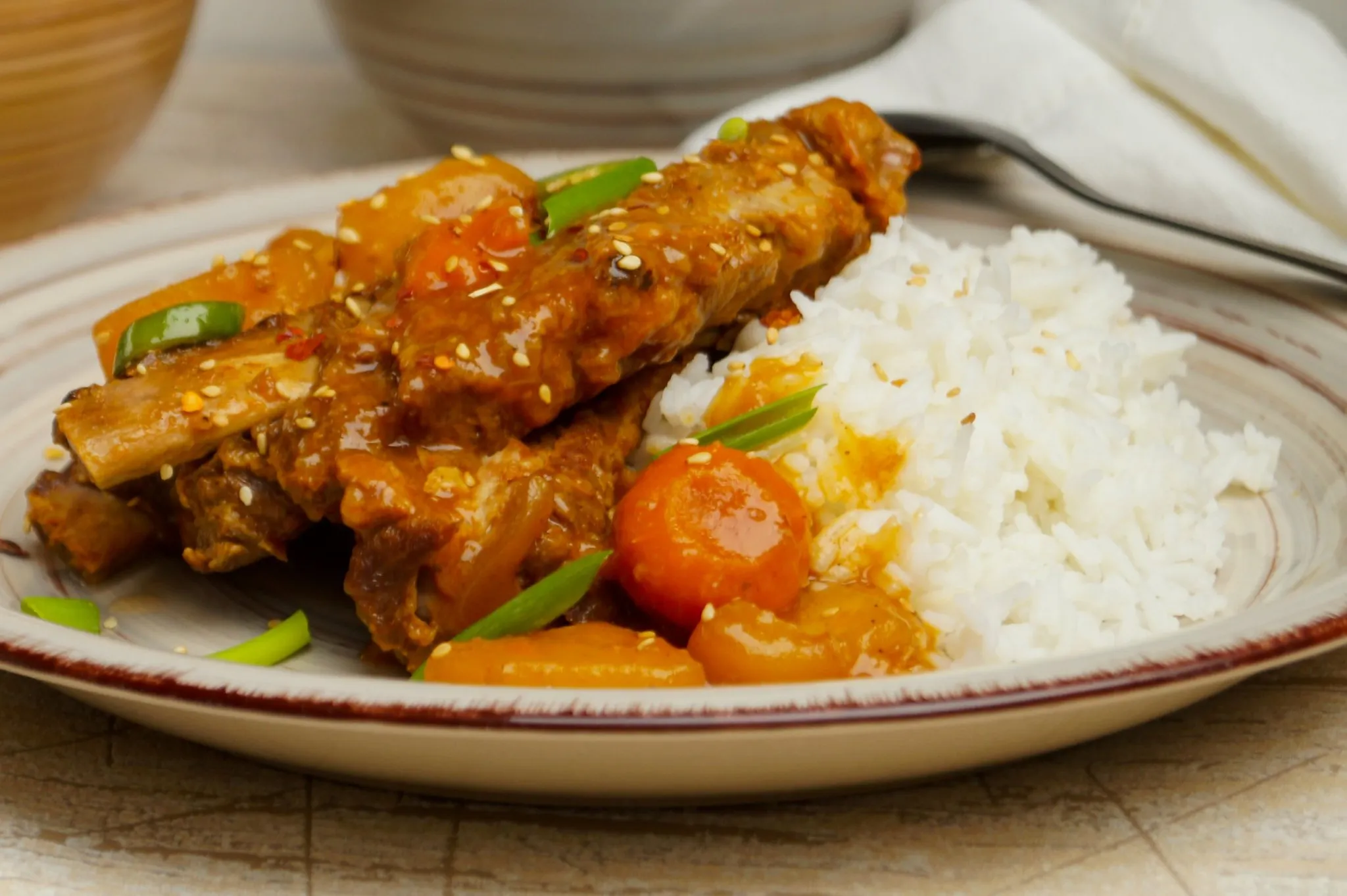 Korean Braised Short Rib Stew