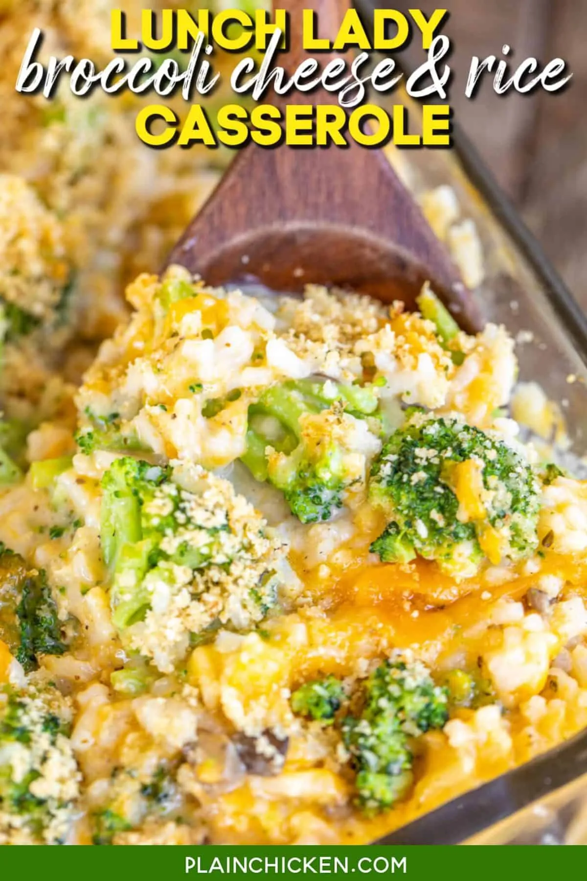 Lady Lady Broccoli Cheese and Rice Casserole
