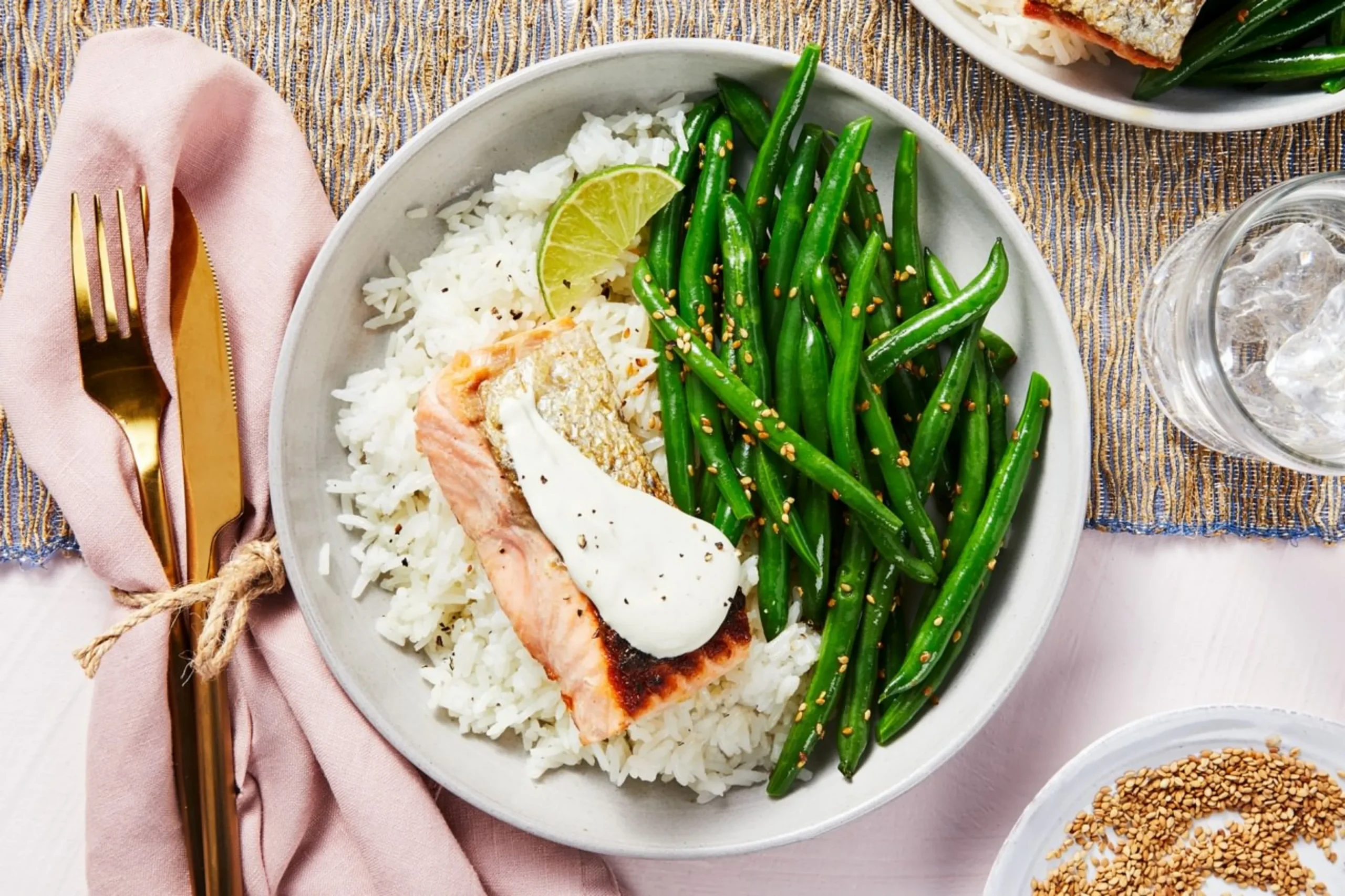 Lean and Green Wasabi Salmon