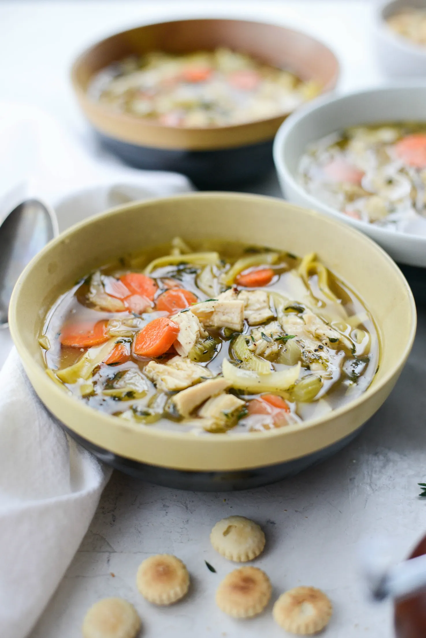 Leftover Thanksgiving Turkey Noodle Soup