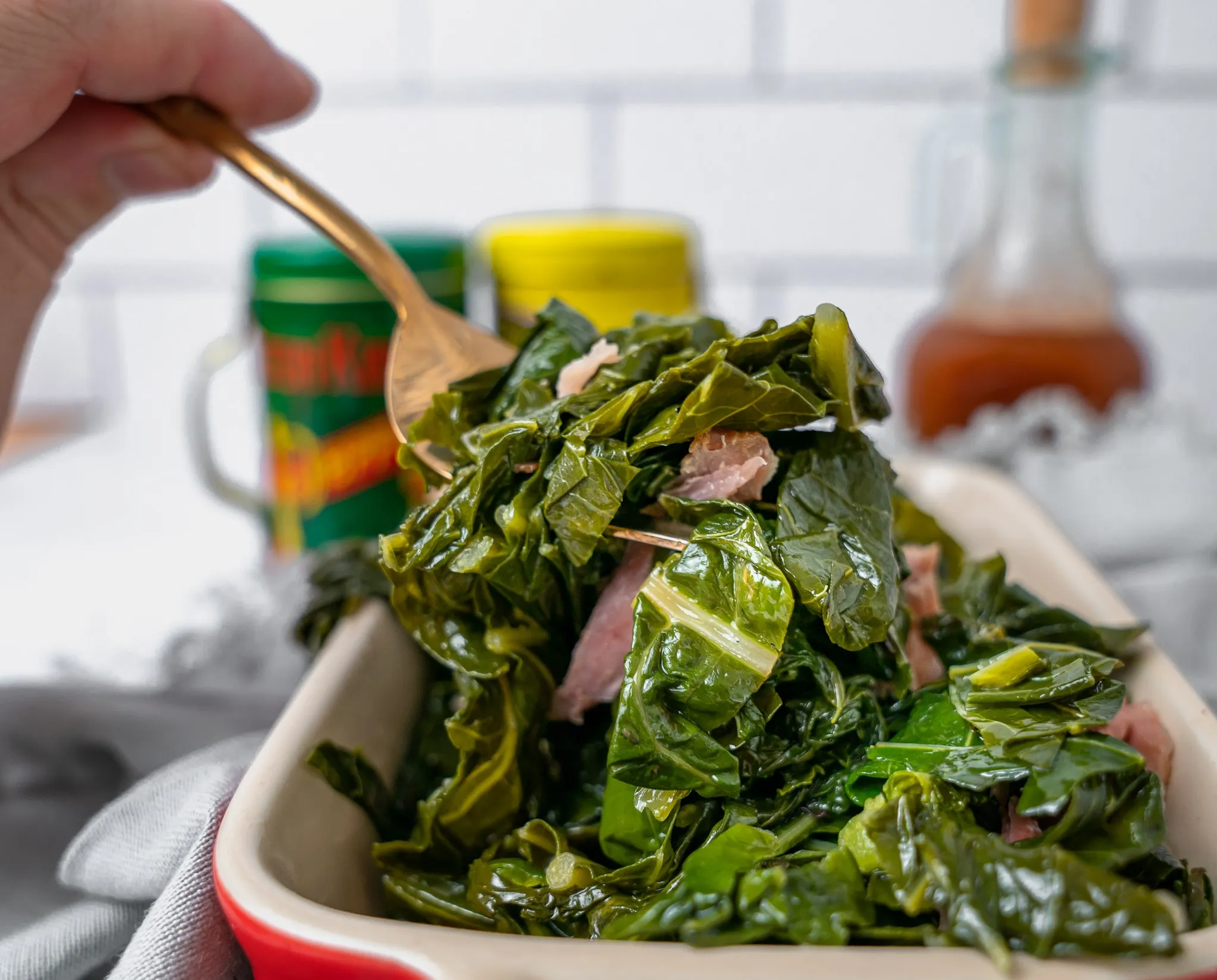 Leftover Turkey Southern Collard Greens