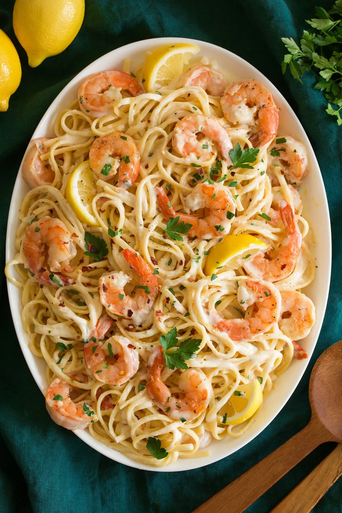 Lemon Butter Shrimp Pasta