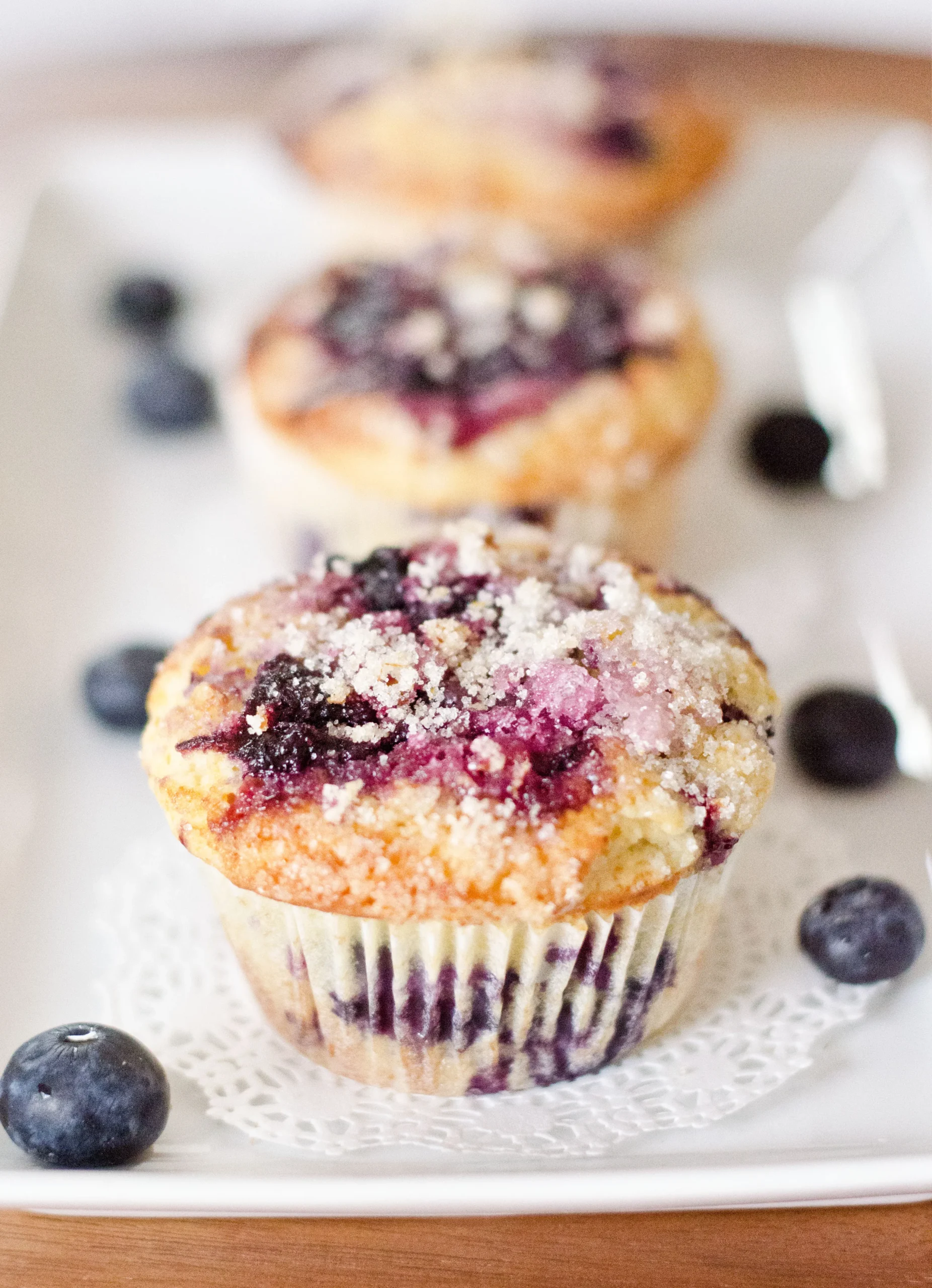 Lemon Cranberry or Blueberry Muffins