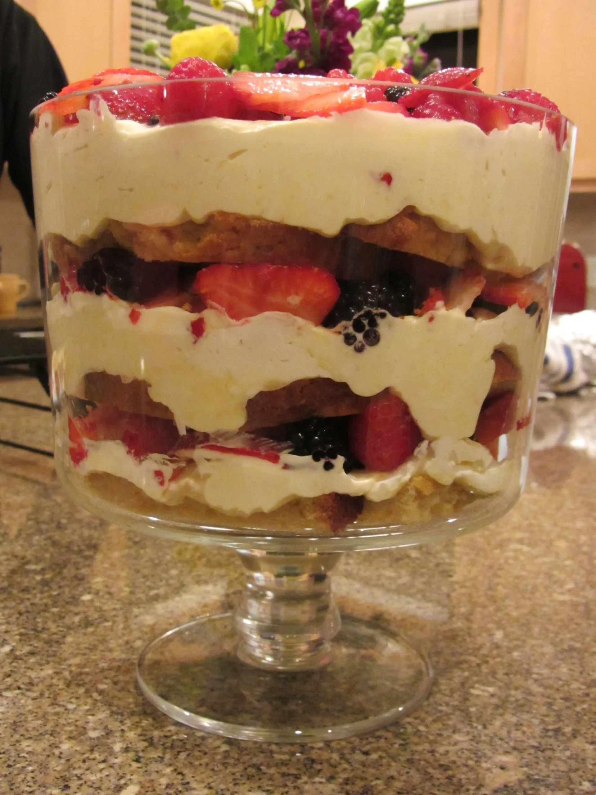 Lemon Curd Berry Trifle