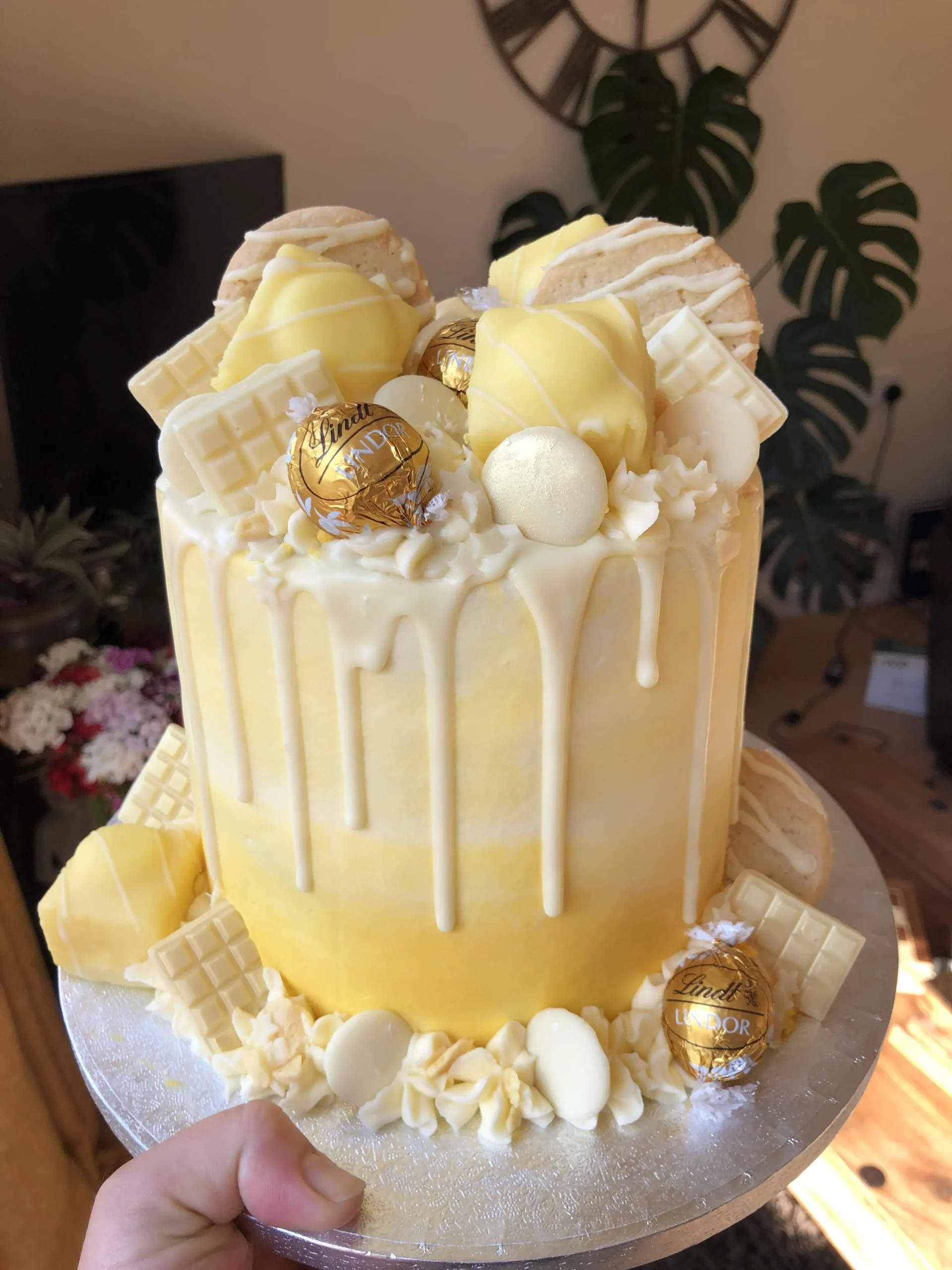 Lemon Curd Drizzle Cake