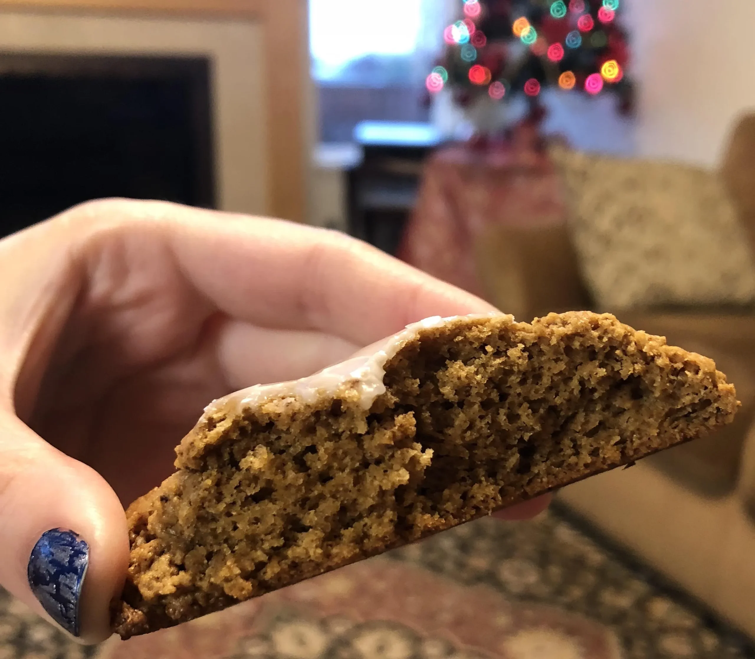 Lemon Glazed Gingerbread Scones