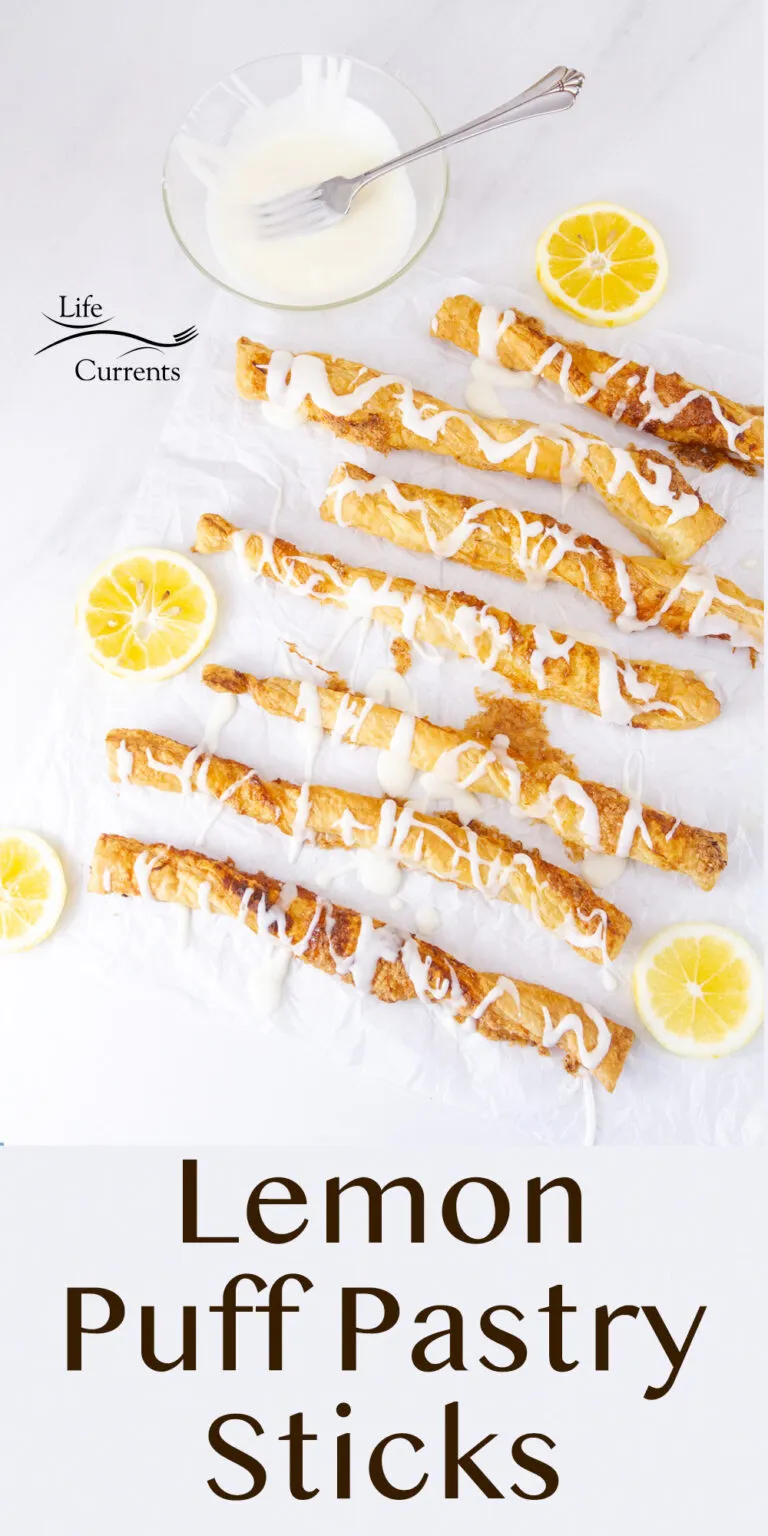 Lemon Puff Pastry Sticks