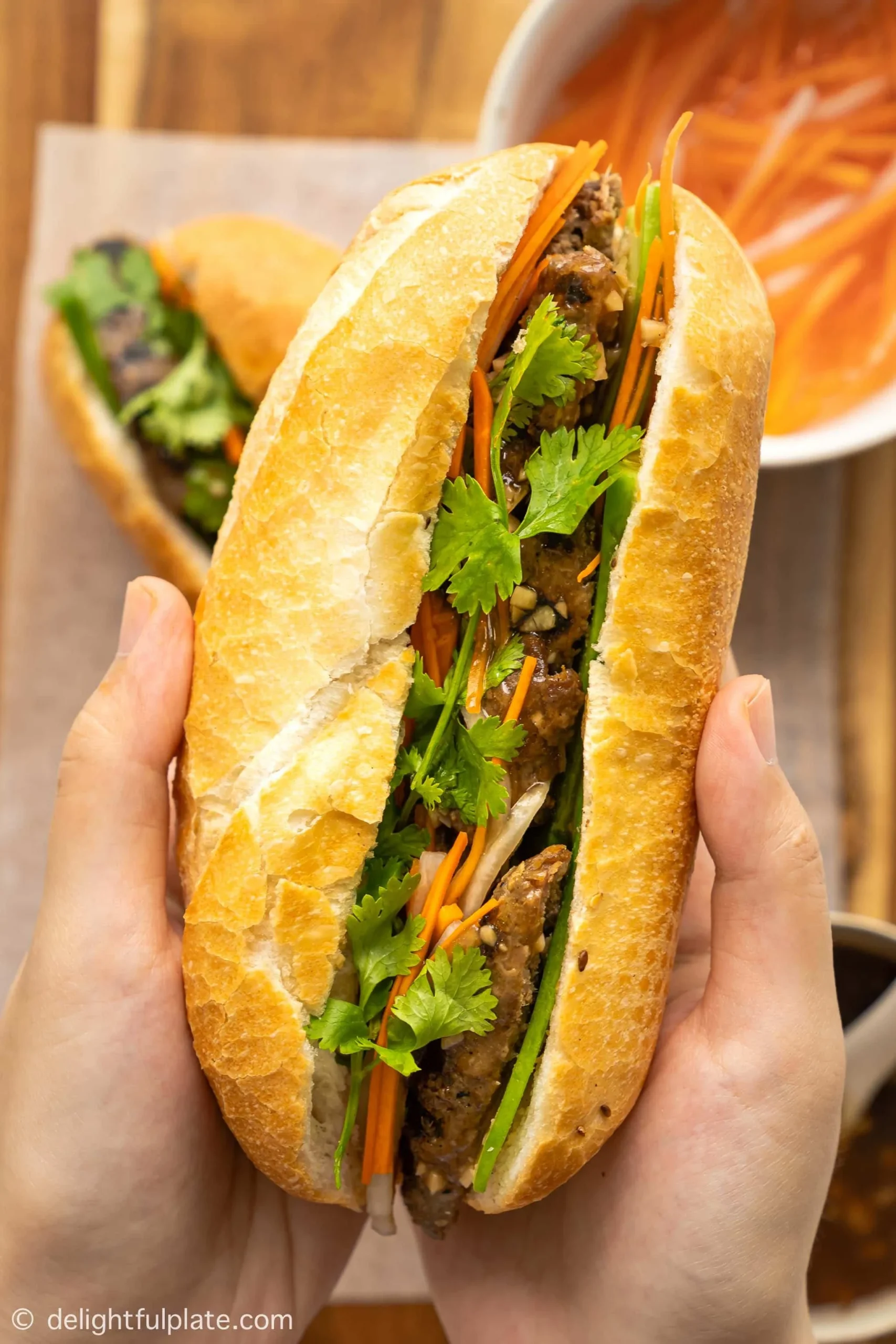 Lemongrass Beef Banh Mi