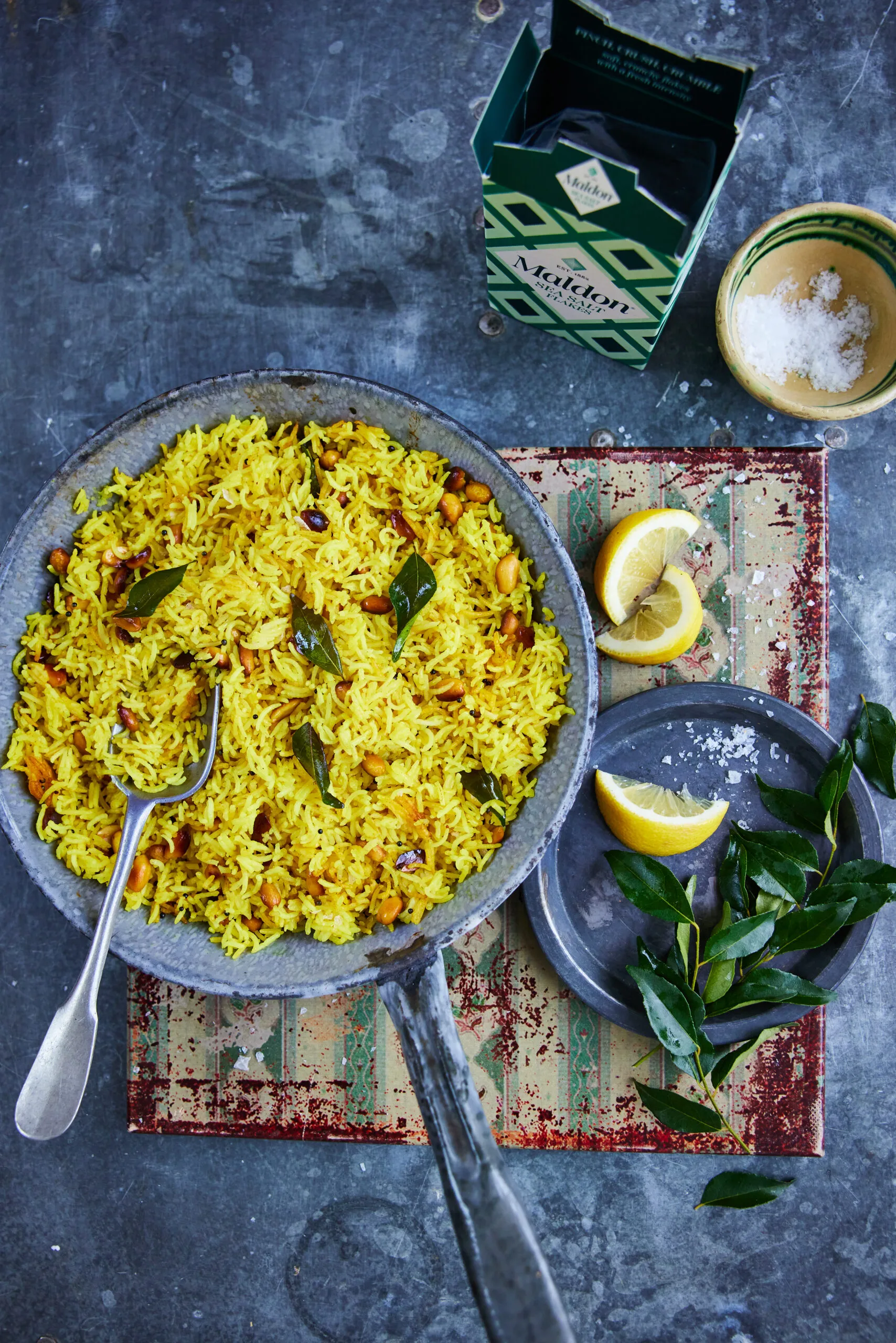 Lemony Rice with Toasted Almonds