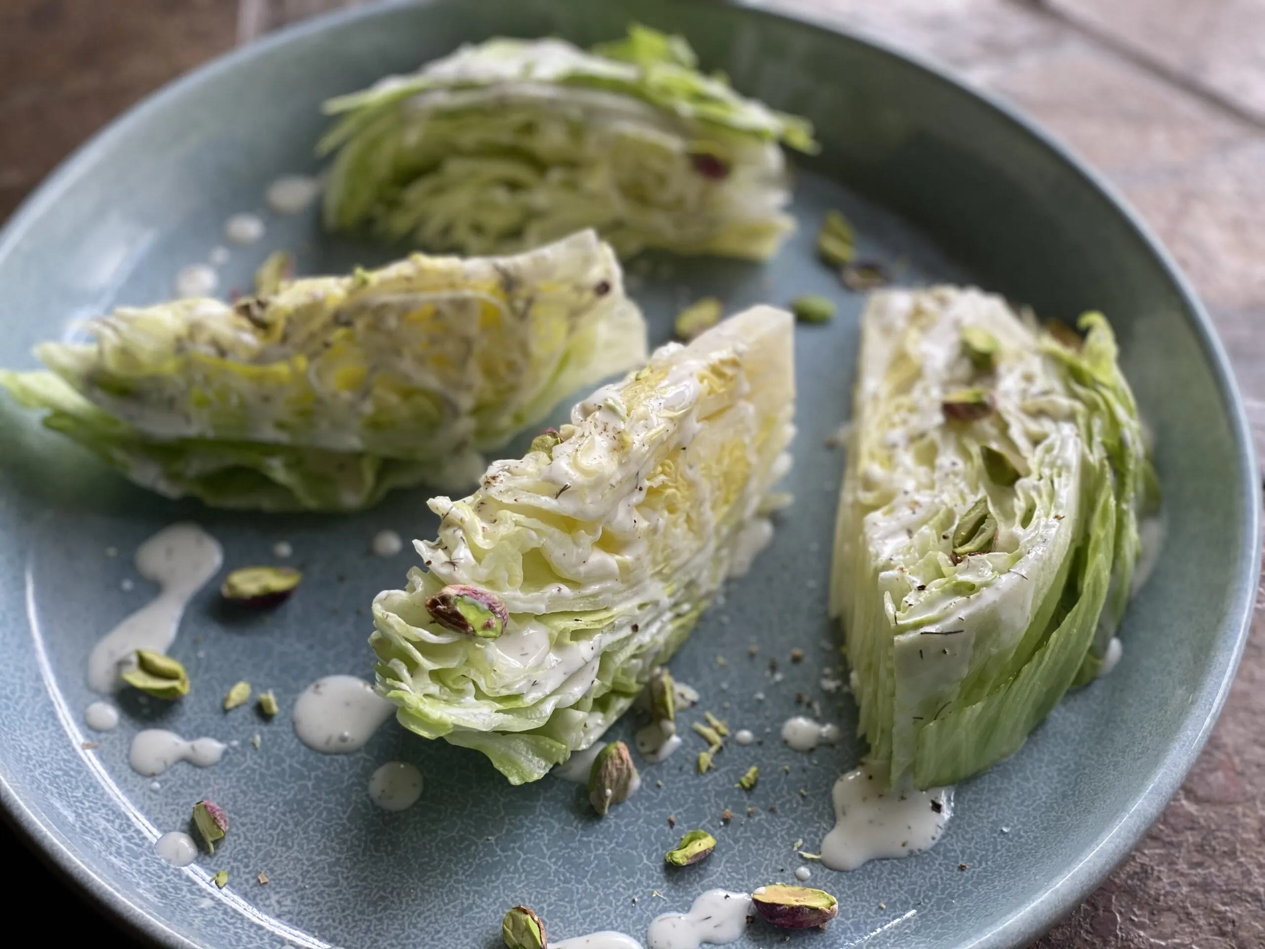Lettuce Wedge with Blue Cheese Dressing