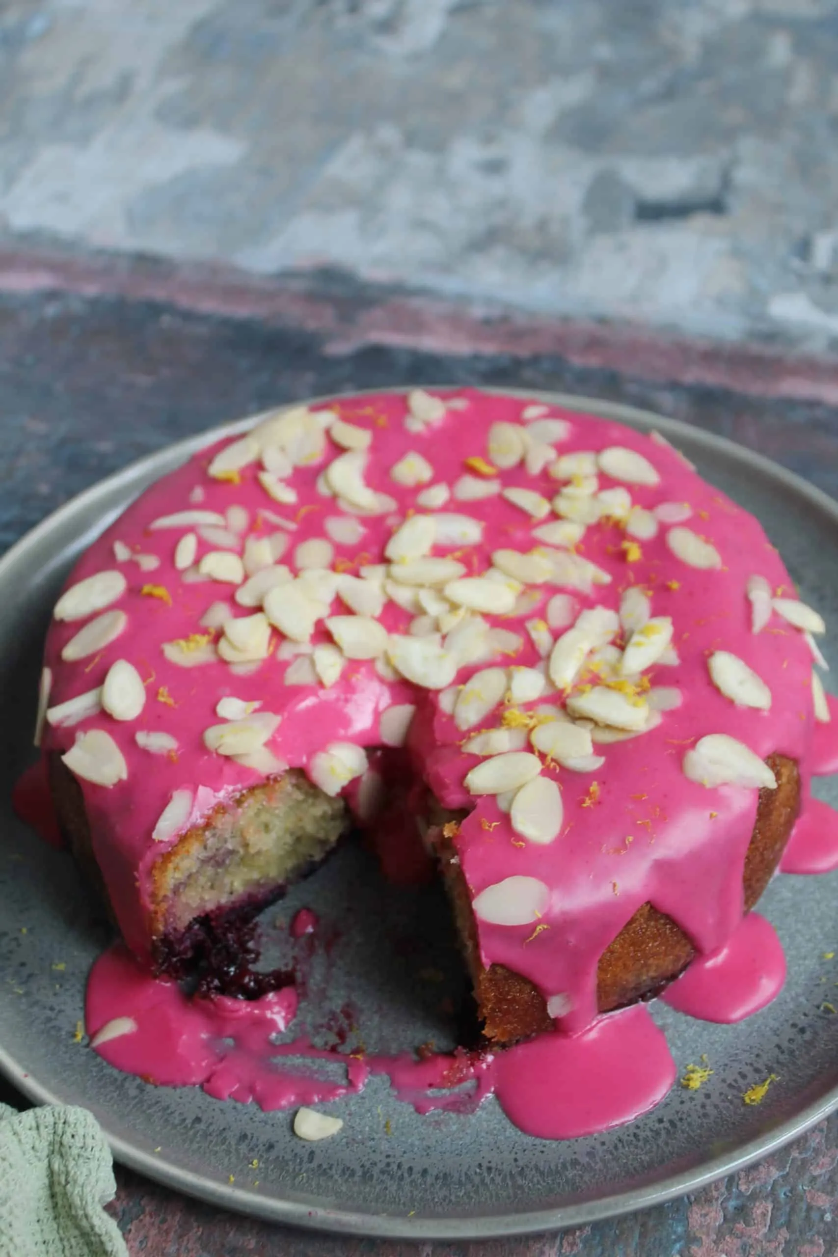 Light Lemon and Blackcurrant Gratin