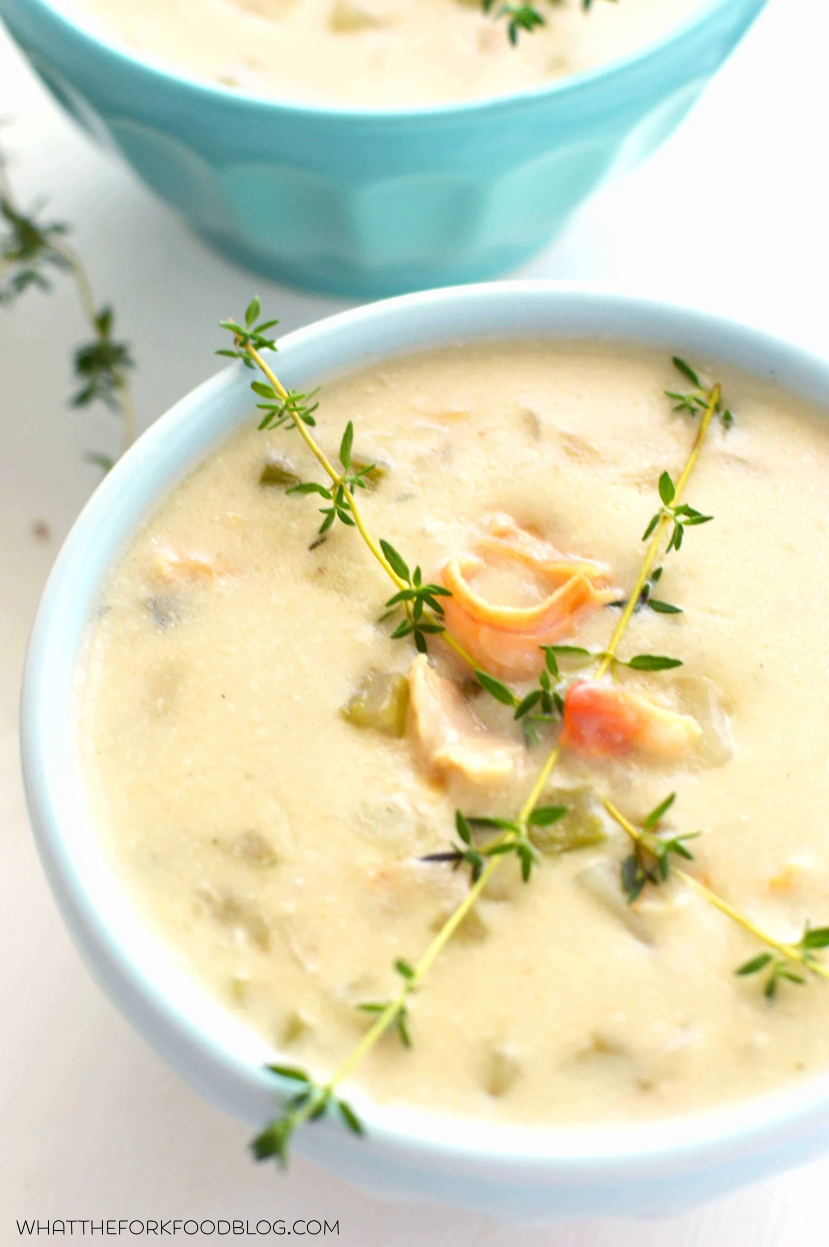 Light New England Clam Chowder (Dairy Free, Gluten Free)