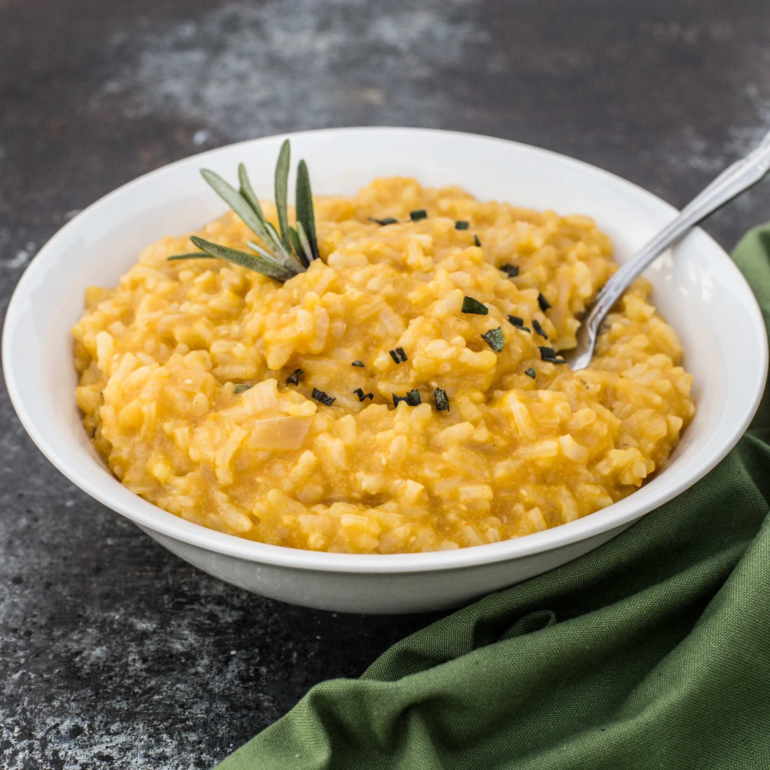 Light and Creamy Pumpkin Risotto