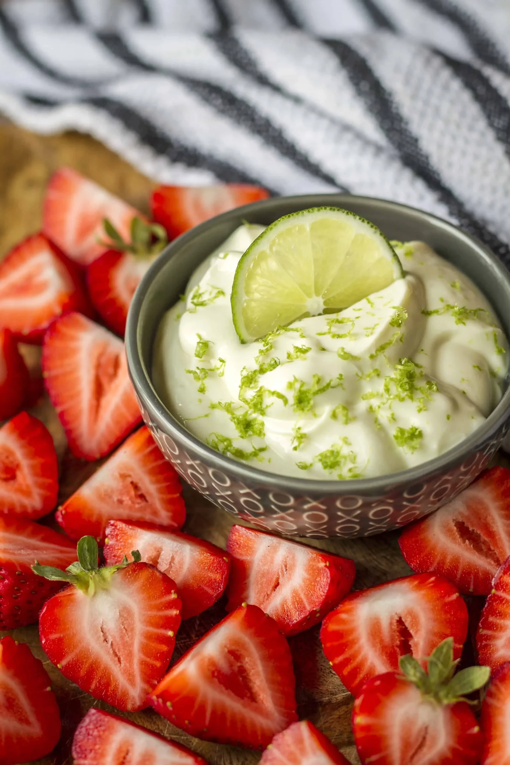Lime Cream Fruit Dip