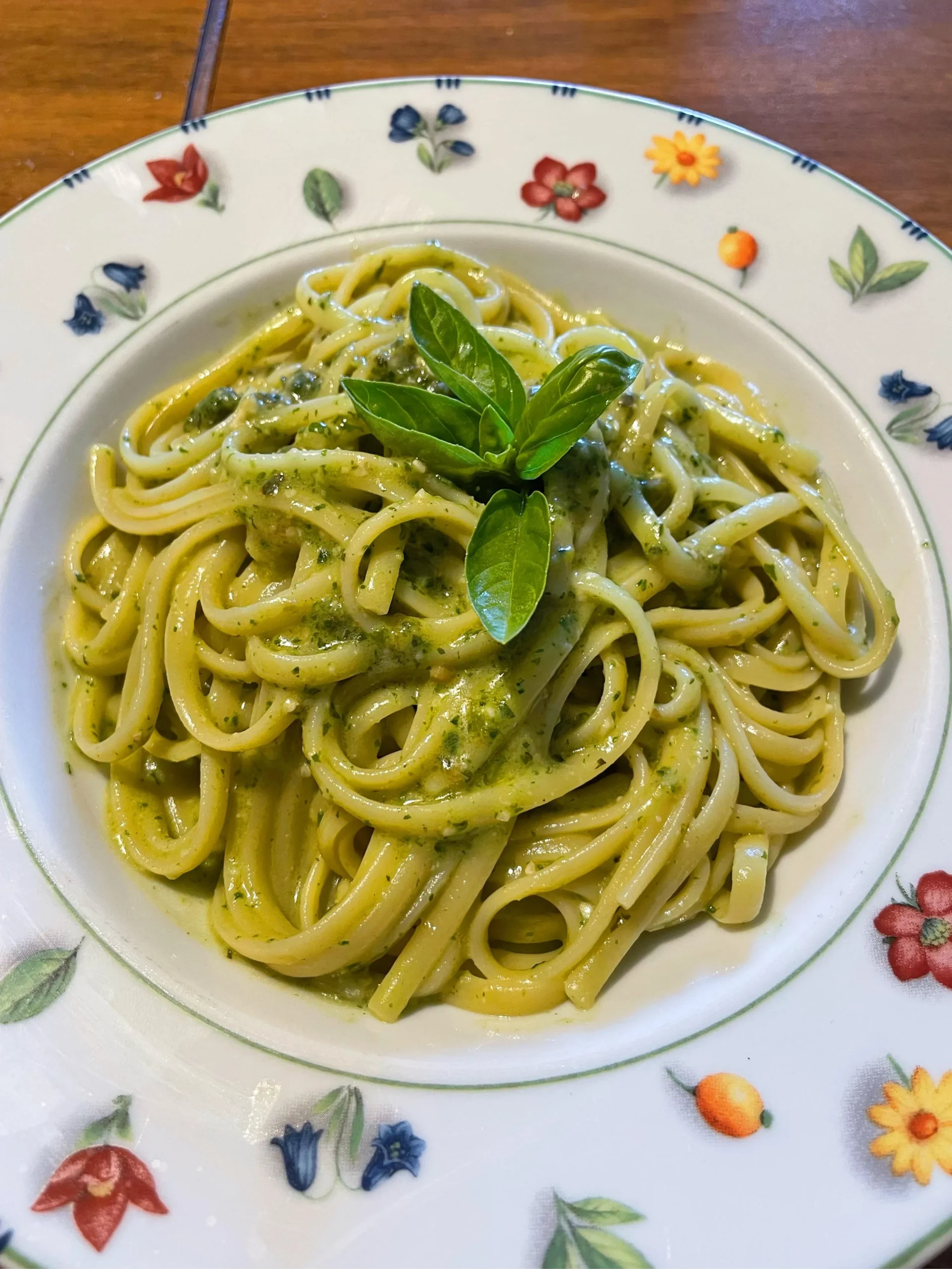 Linguine Vegan Olive Pesto