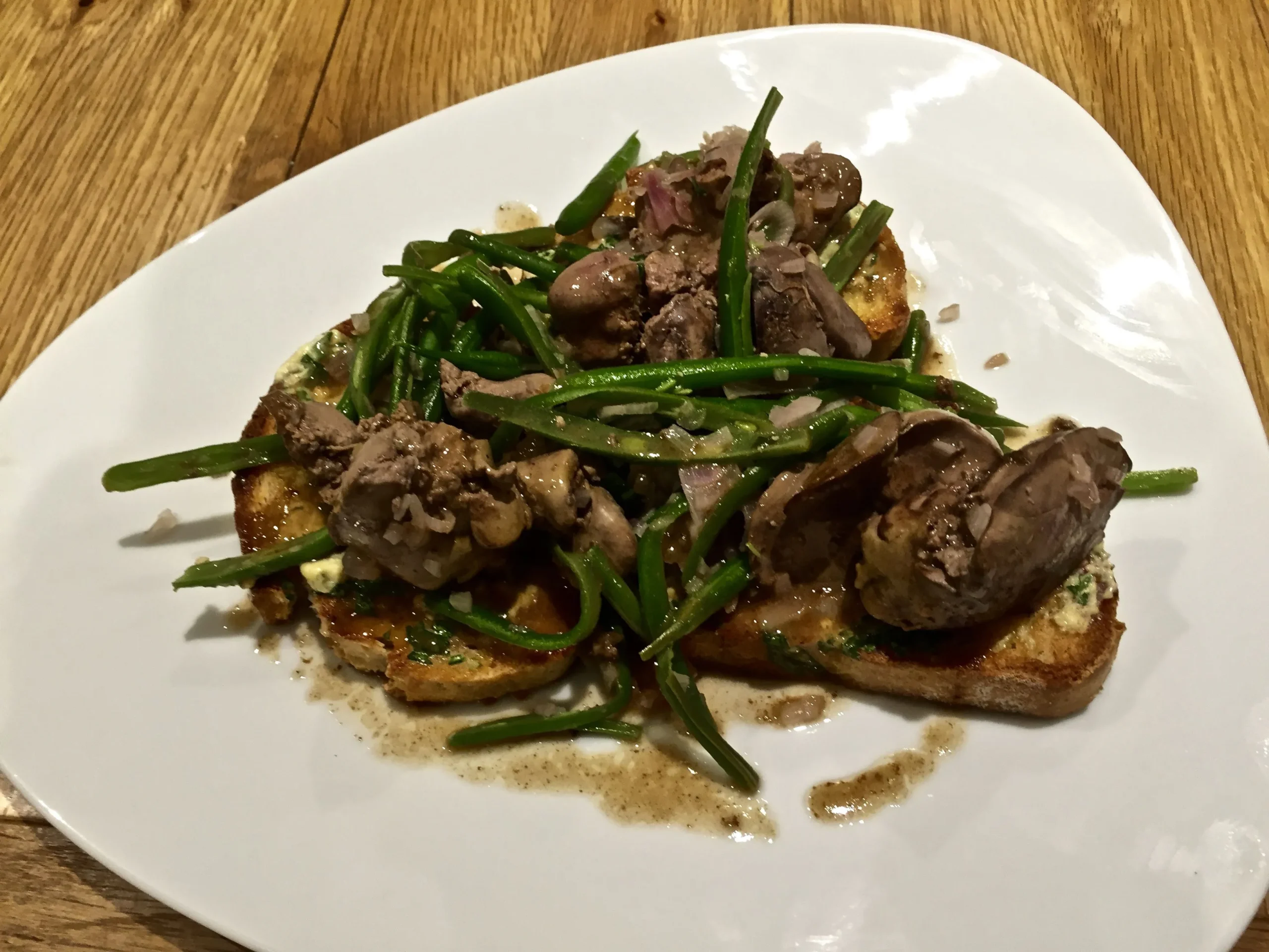 Liver and Green Bean Salad