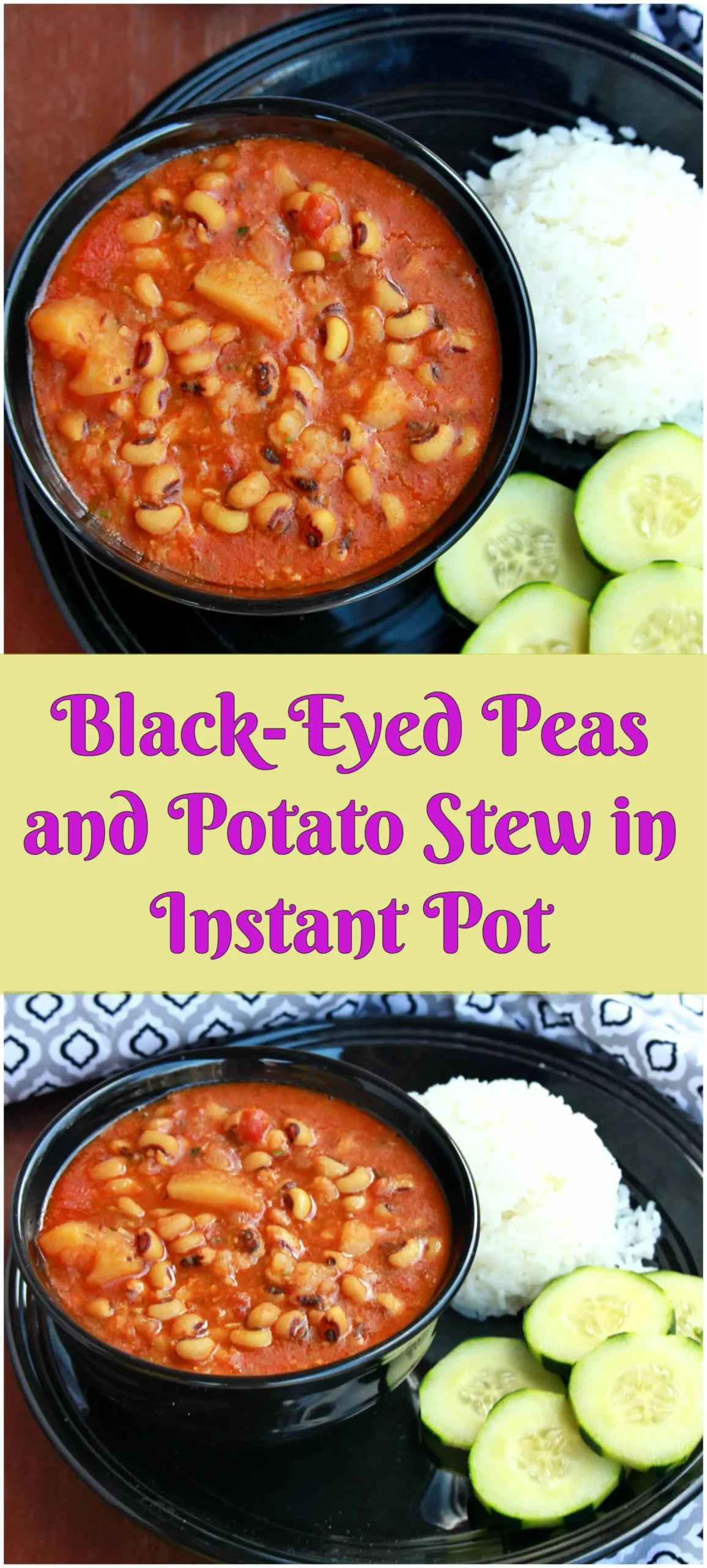 Loubia Black Eyed Pea Stew