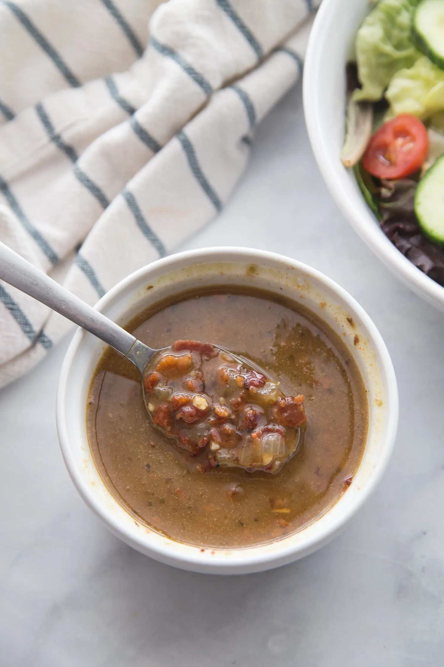 Low Carb Hot Bacon Dressing