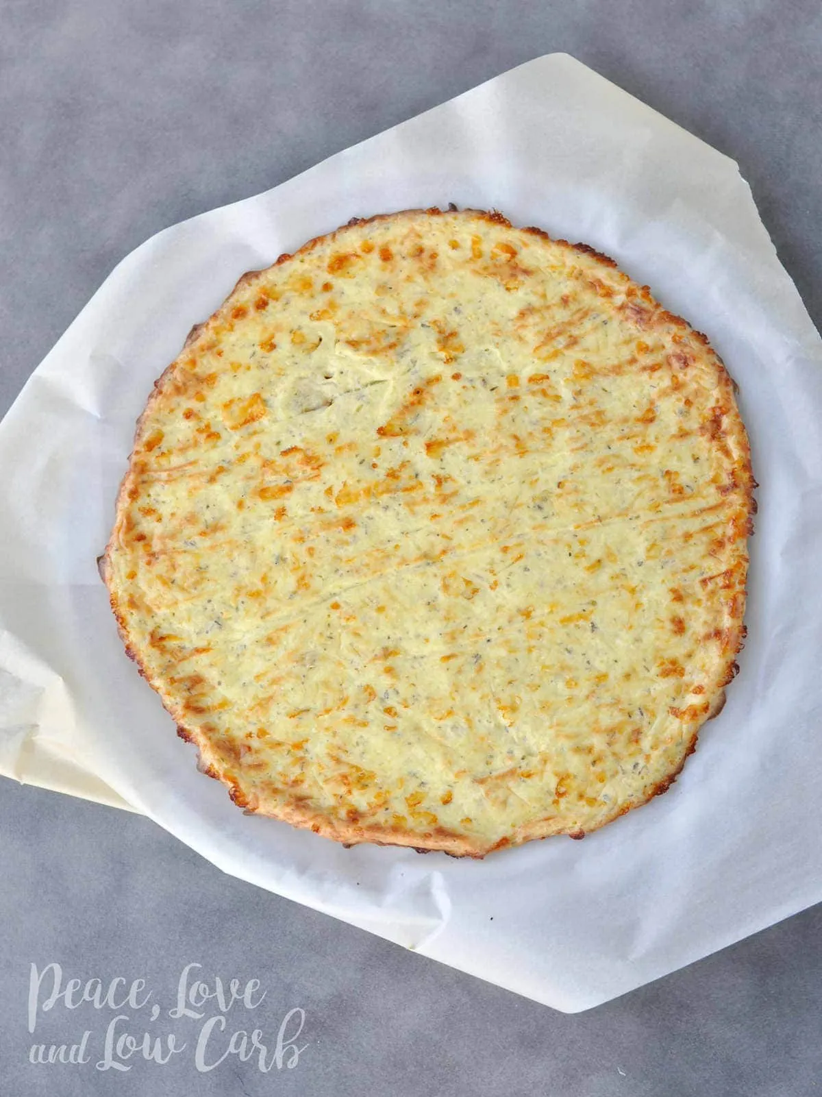 Low Carb Keto Nut Free Pizza Crust