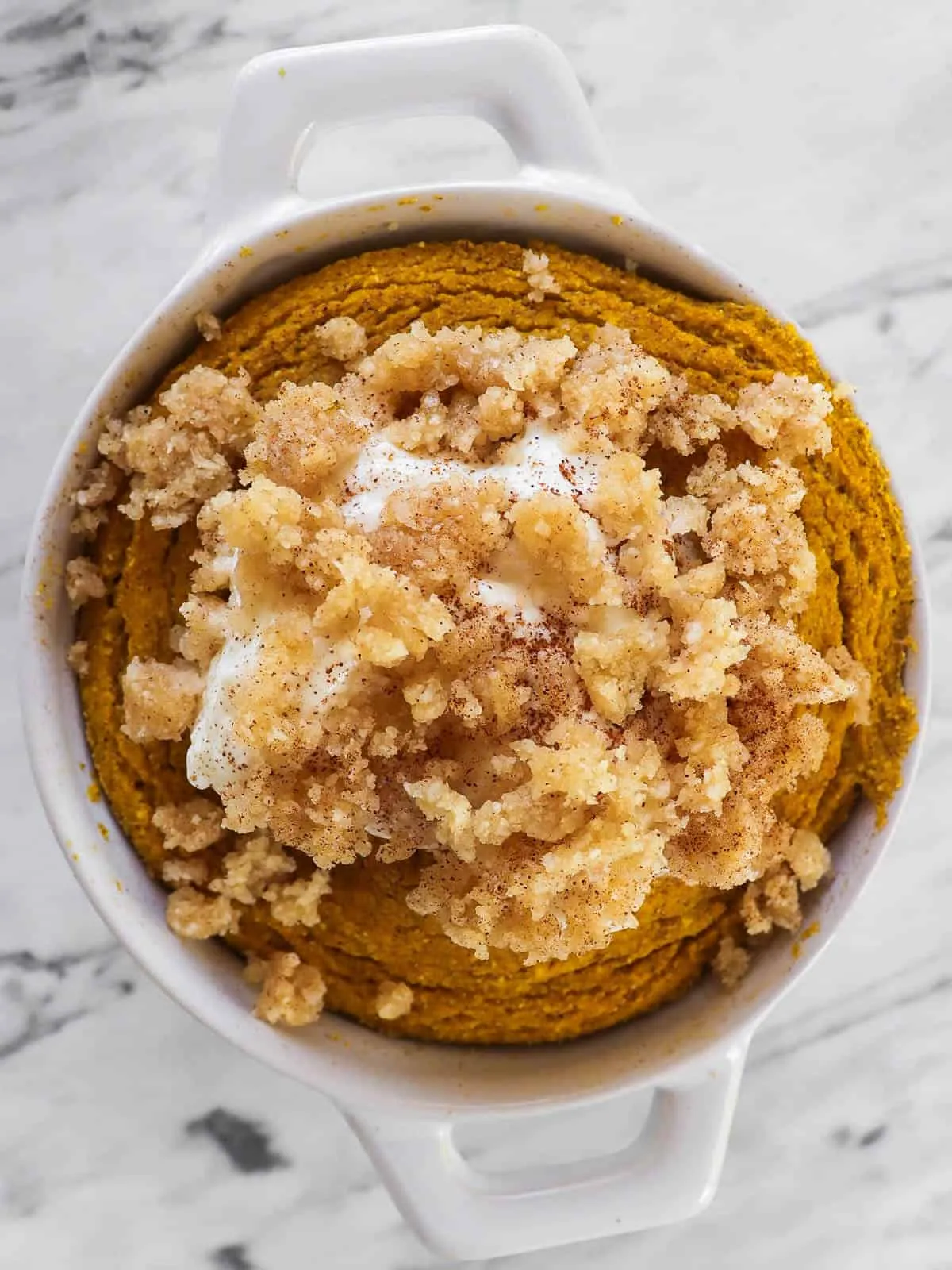 Low Carb Pumpkin Chai Mug Cake Gluten Free