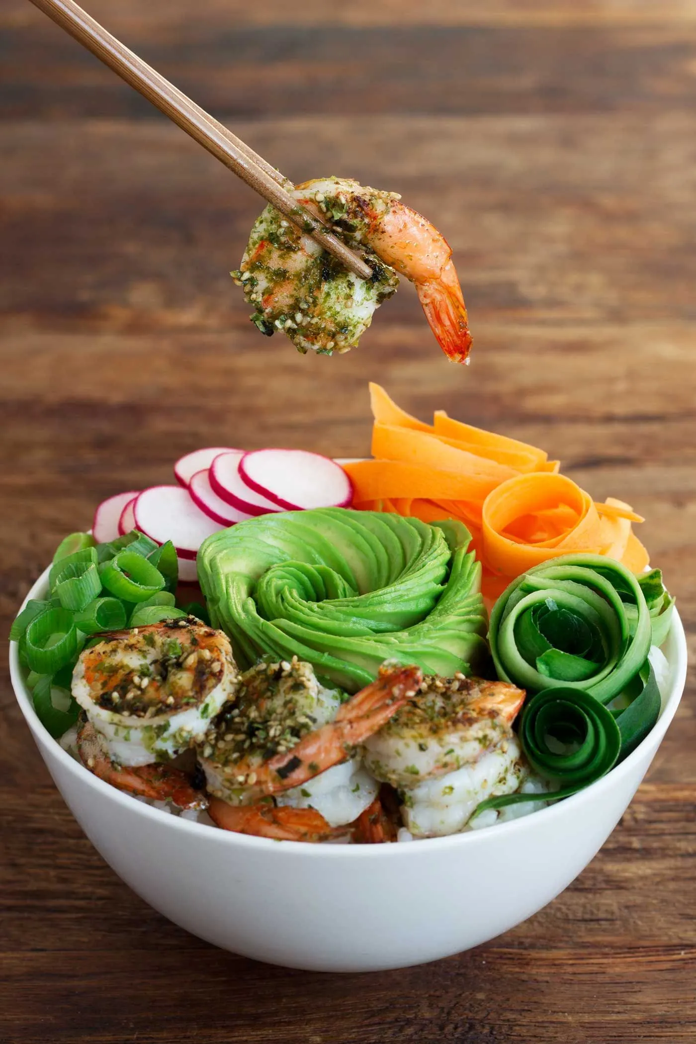 Low Carb Shrimp Sushi Bowl