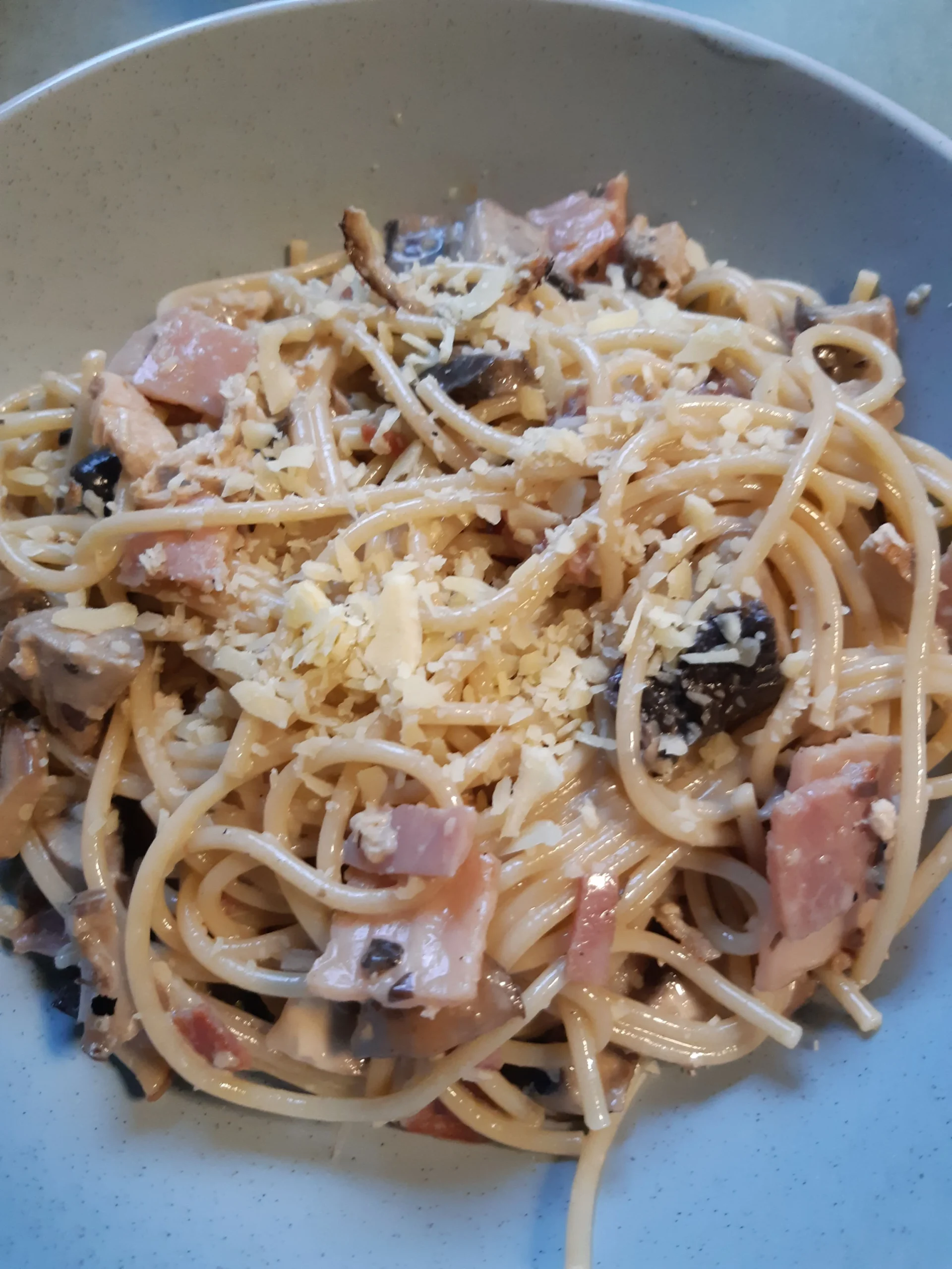 Low Fat Carbonara Sauce