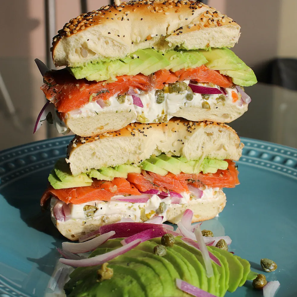 Lox n Bagel Sandwich