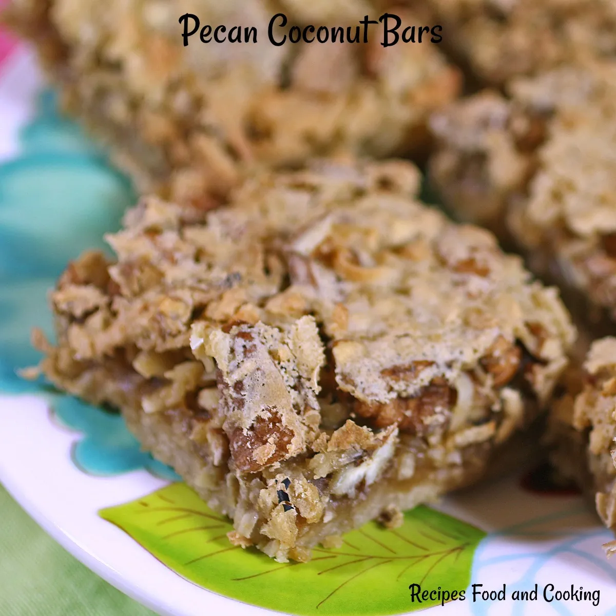 MMS Coconut Pecan Bars