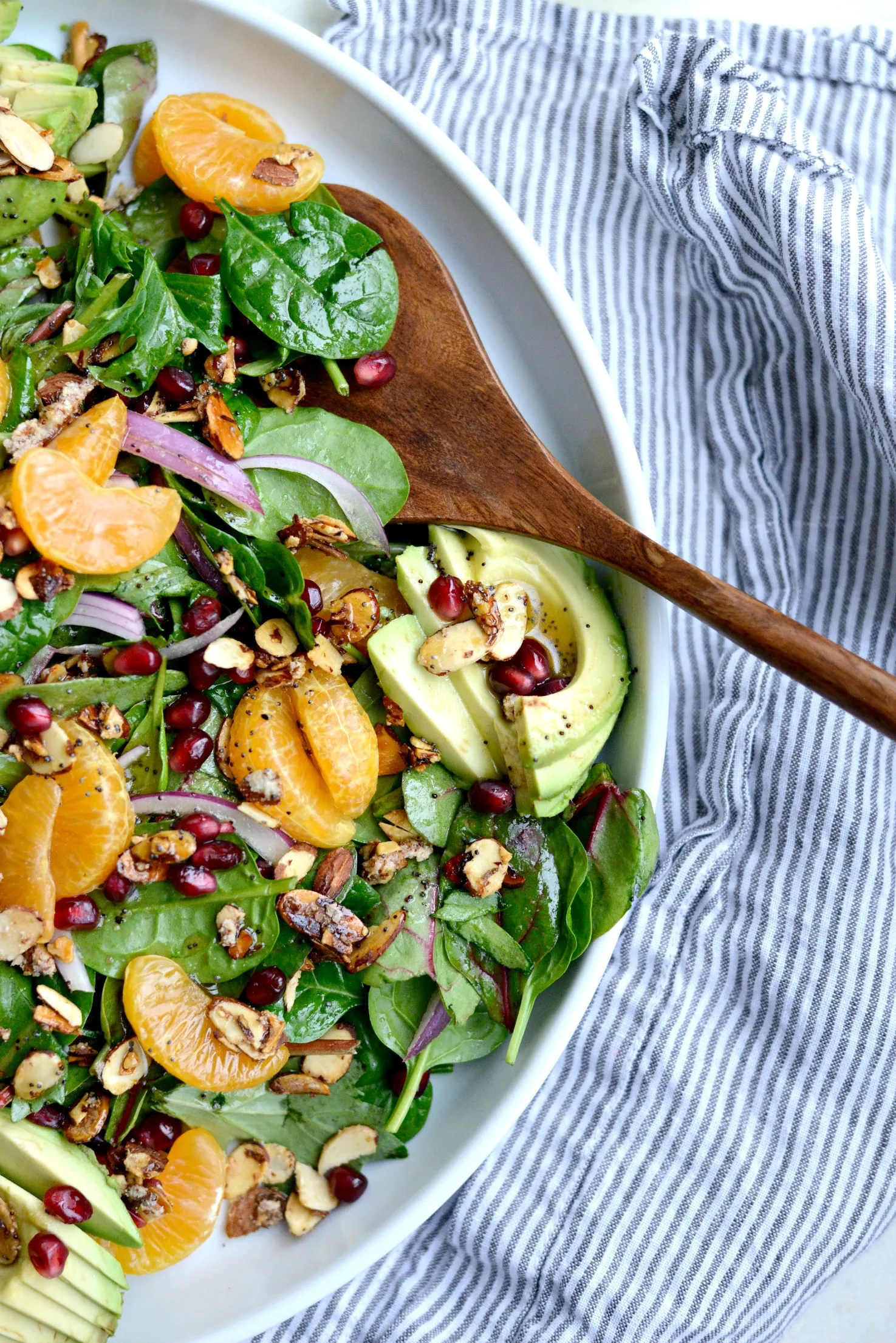 Mandarin Orange Salad with Poppy Seed Vinaigrette
