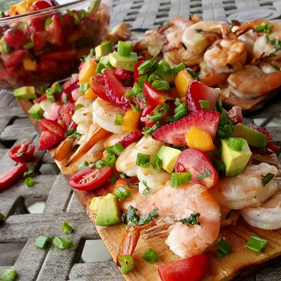 Mango Lime Grilled Shrimp