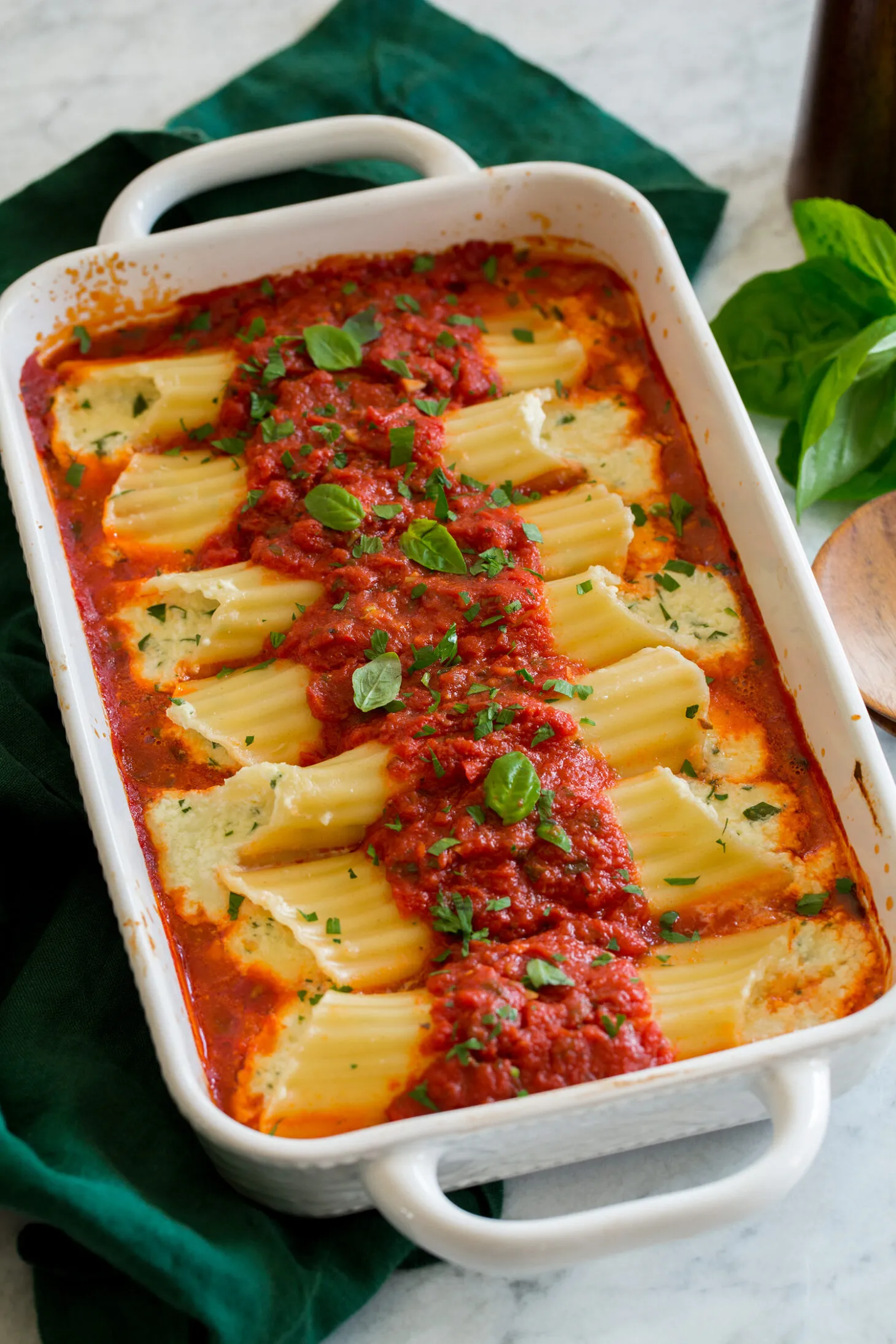 Manicotti and Shells with Turkey and Lentils