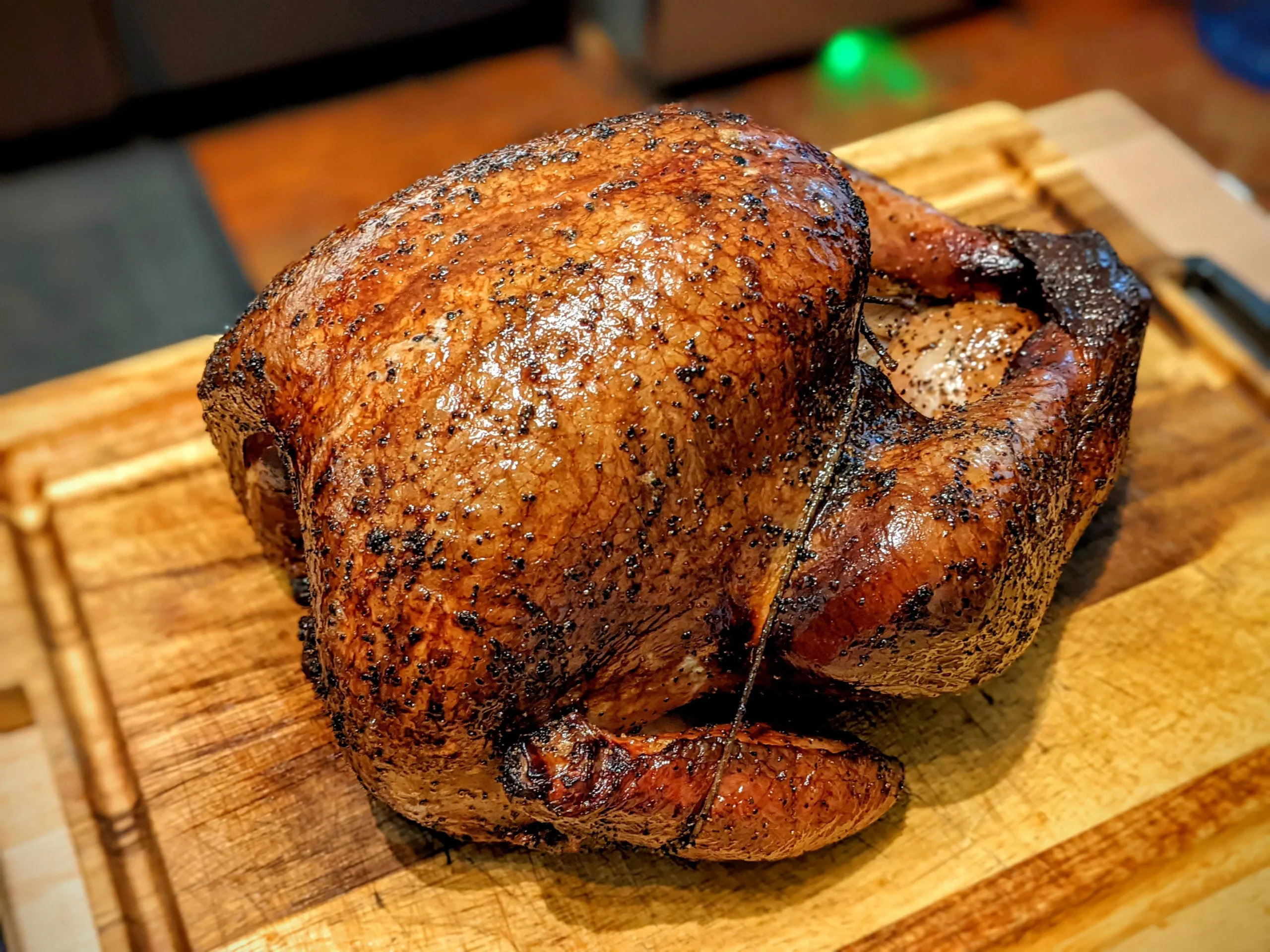 Maple Flavored Smoked Turkey