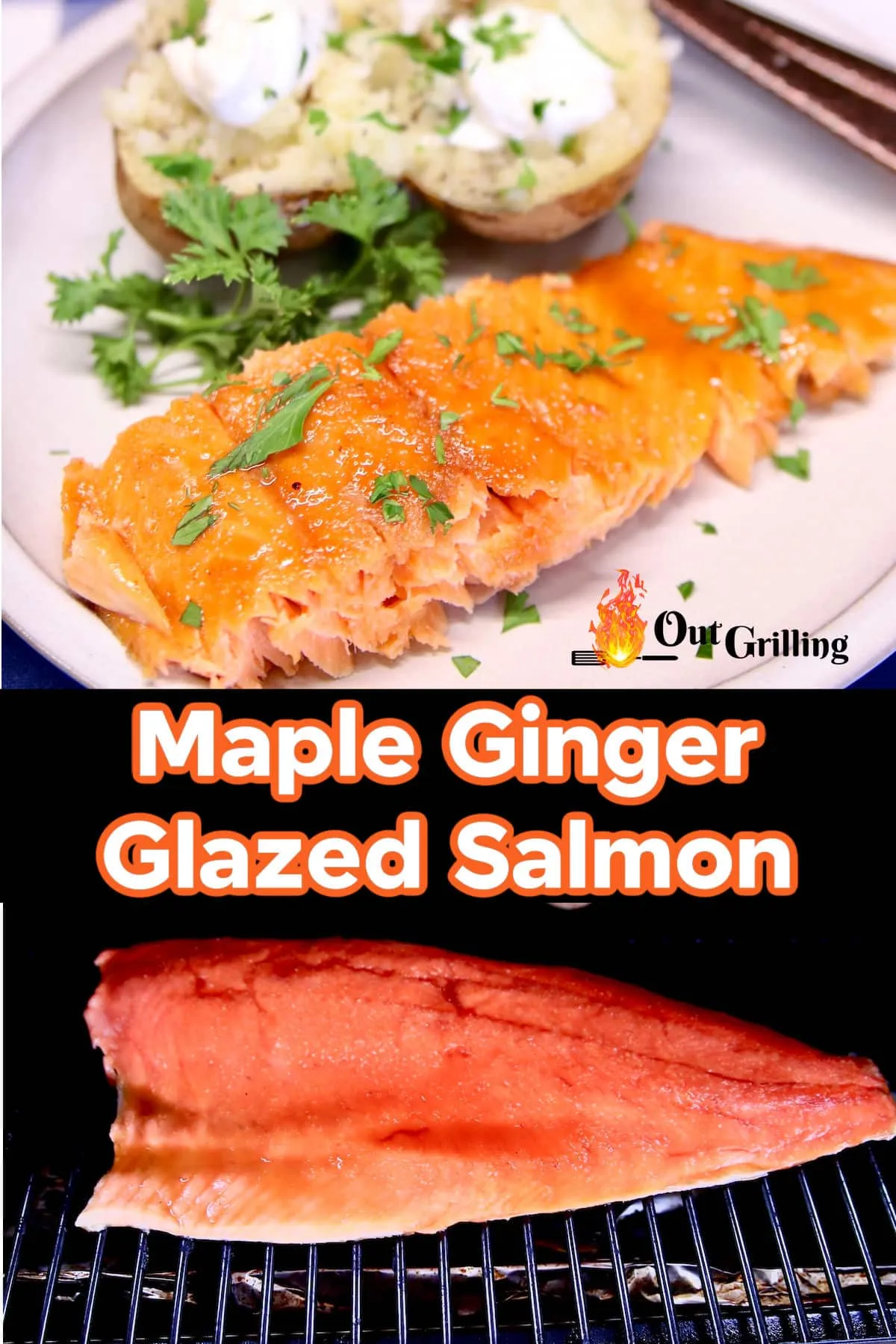 Maple Ginger Glazed Salmon