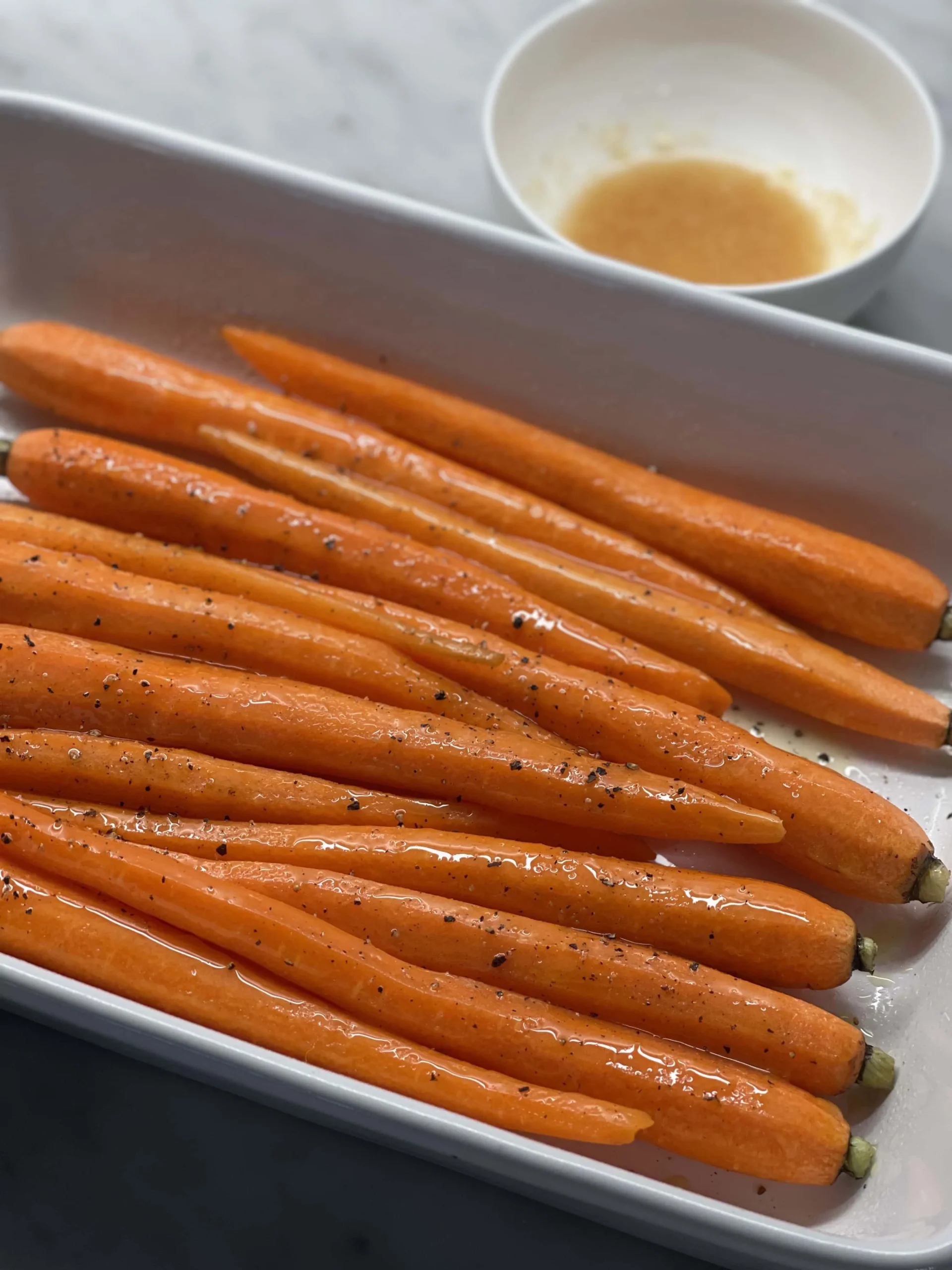 Maple Ginger Roasted Carrots