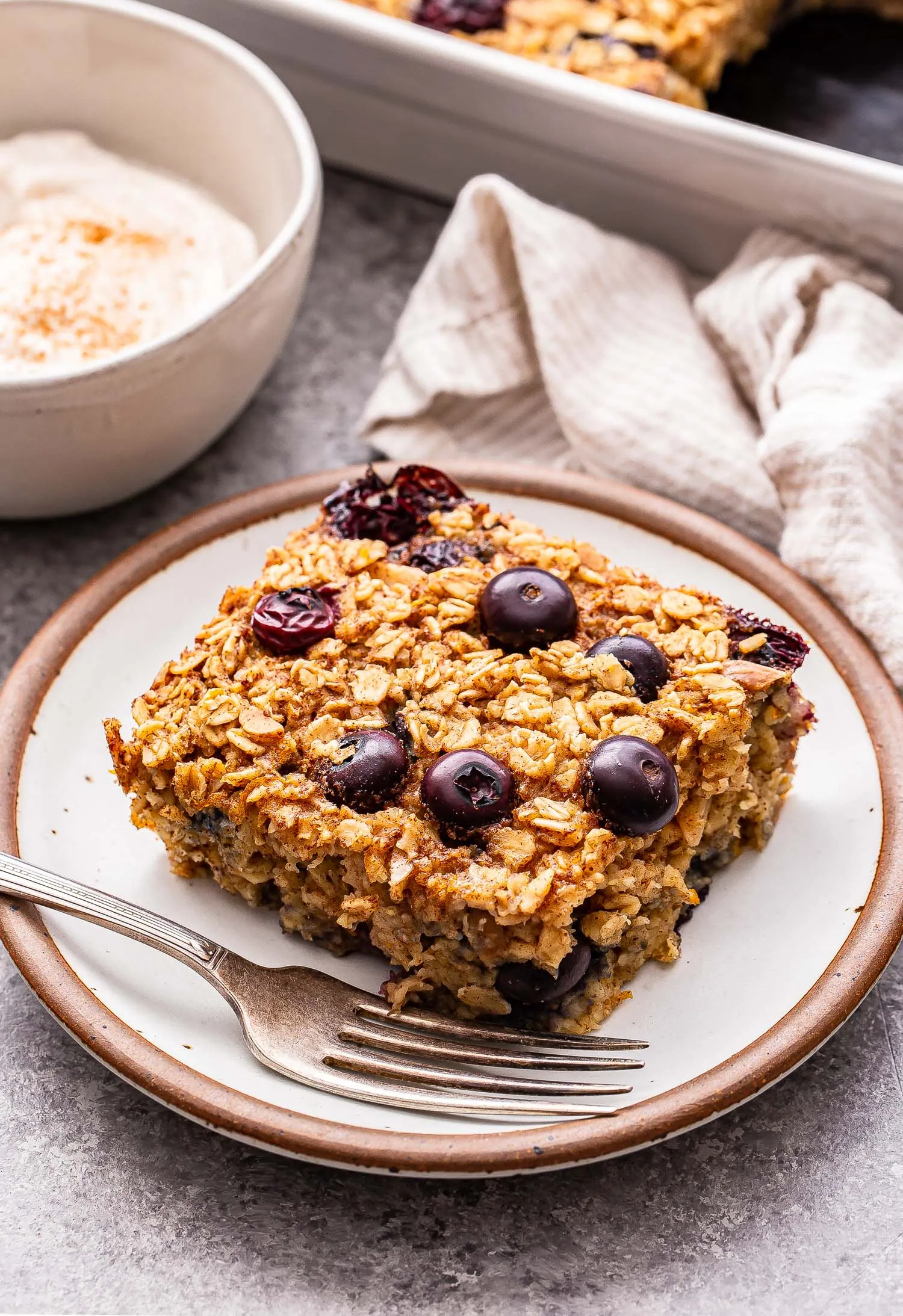 Maple Roasted Blueberry Almond Oatmeal