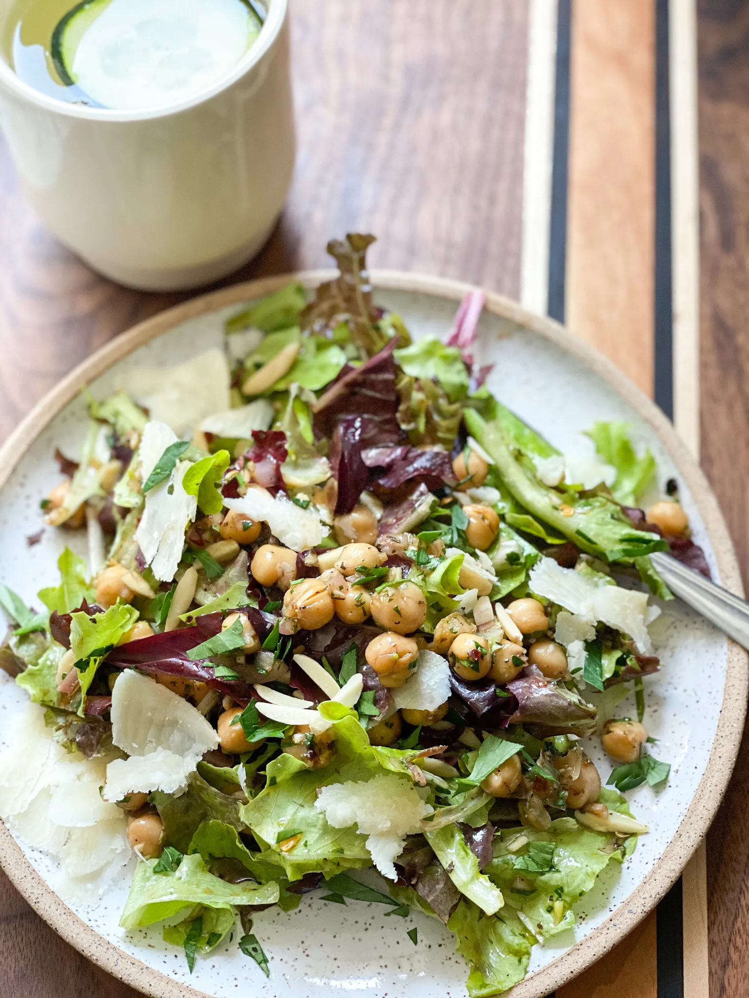 Marinated Chickpea Chopped Salad