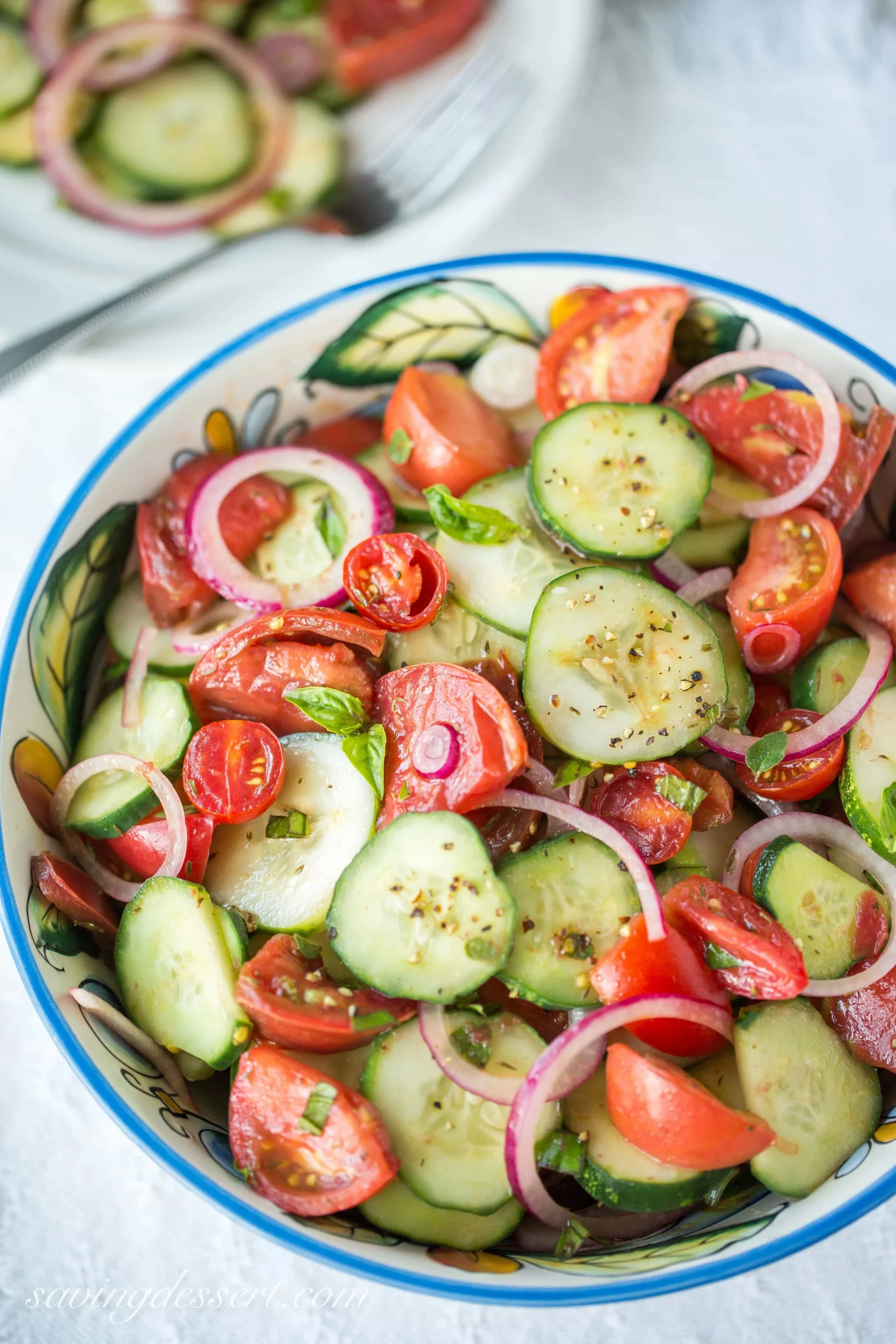 Marinated Cucumber Tomato Salad